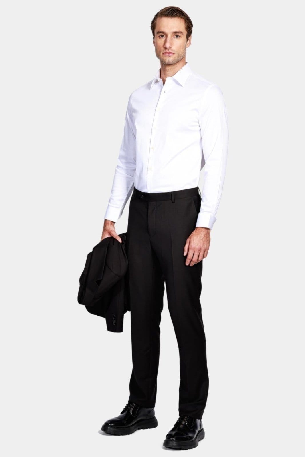 Vista 2 Camisa Aramis Manga Longa Social Super Slim Aramis incolor