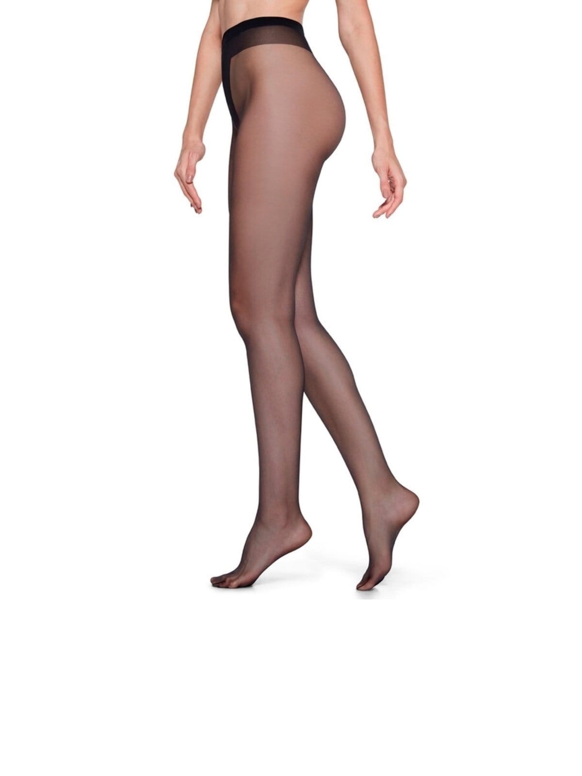 Vista 2 Kit com 6 Meias Calças Fio 15 Essencial Loba Lupo preto