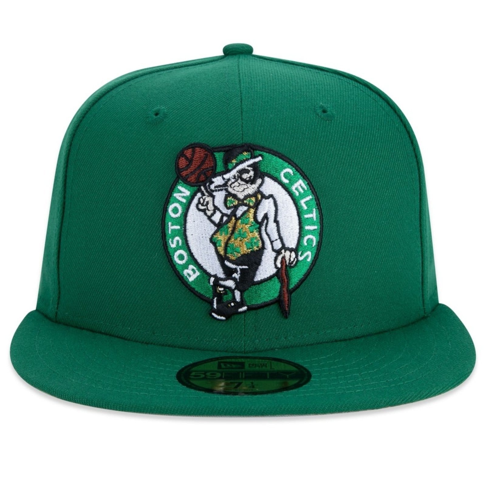 Vista 2 Boné New Era 59fifty Boston Celtics Aba Reta Fitted new era verde