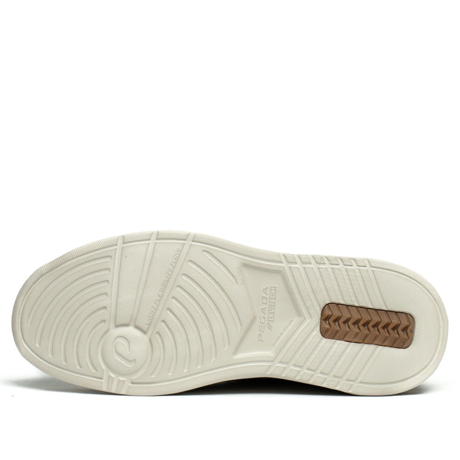 Vista 2 Sapatênis Masculino Pegada Couro Delta Levitech Escuro PEGADA bege