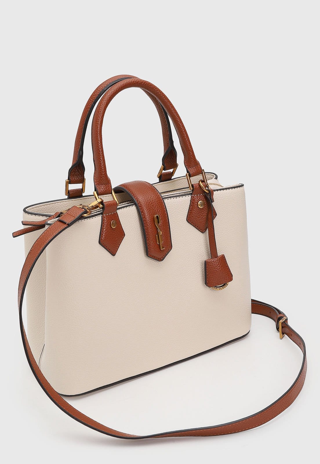 Vista 2 Bolsa Feminina Santa Lolla Grande Off-White Santa Lolla off-white white