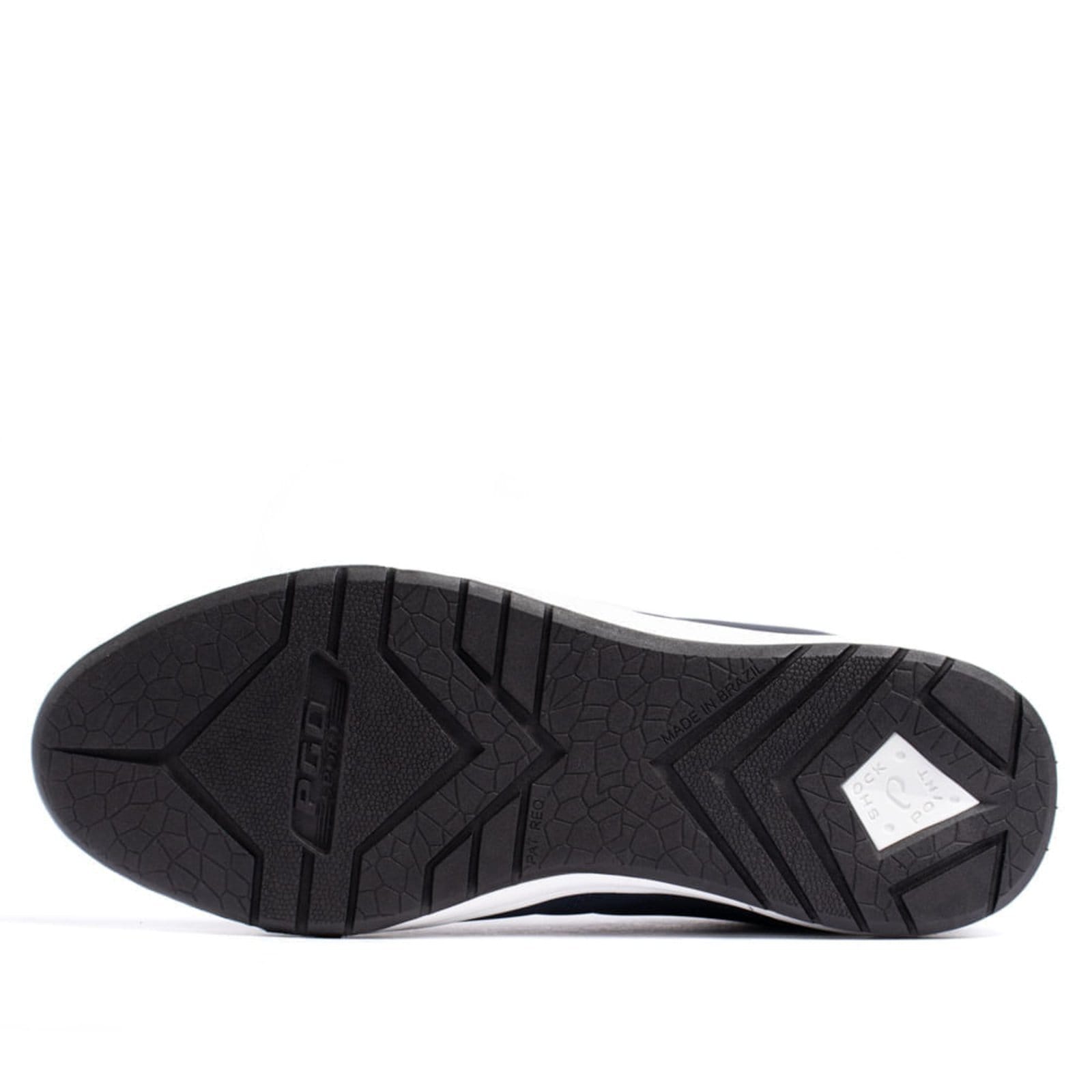 Vista 2 Sapatênis Masculino Pegada em Microfibra Fibertech Marinho PEGADA azul marinho