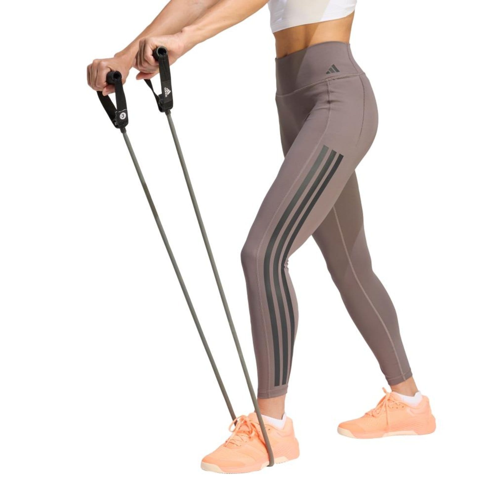 Legging 7/8 Optime Workout Três Listras adidas Performance