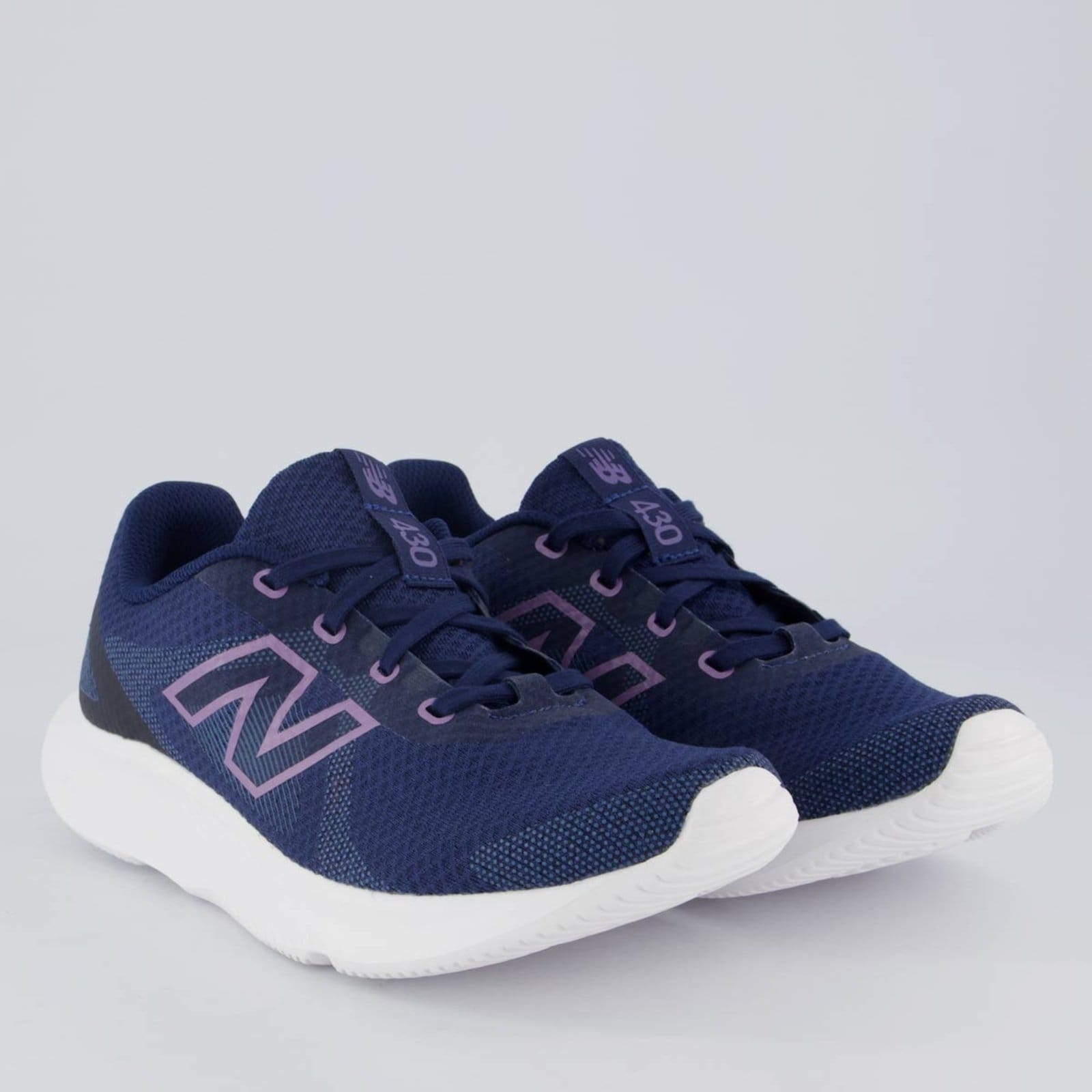 Vista 2 Tênis New Balance 430 V4 Feminino Marinho New Balance azul marinho