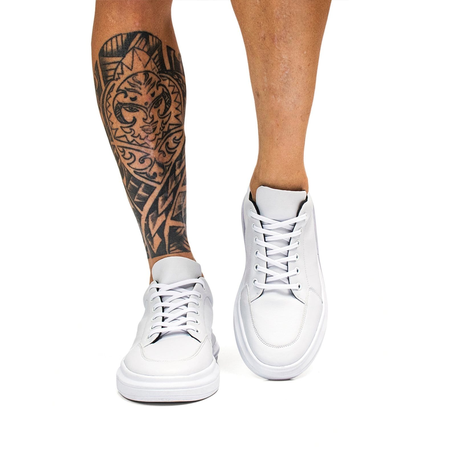 Vista 2 Tênis Épico Max Estiloso Amortecimento em Bolha Gel Queen ÉPICO CALÇADOS branco