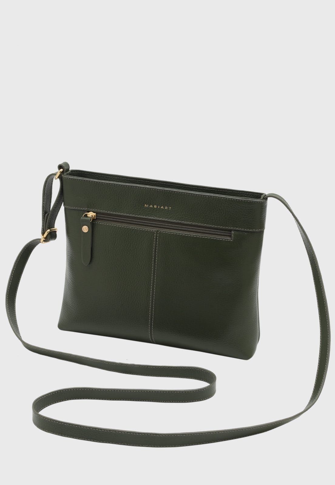 Bolsa Transversal Couro Mariart Cipó Army