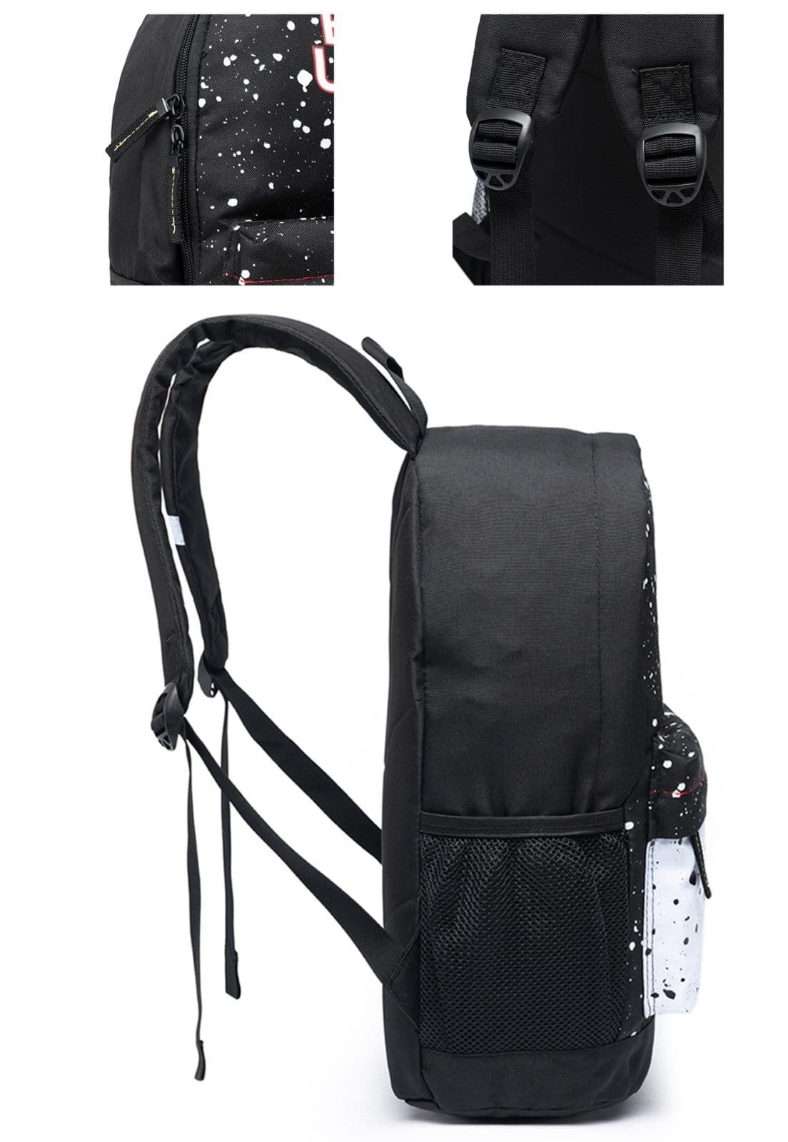 Vista 2 Mochila Estojo Escolar Masculino Faculdade Trabalho Original Ecko preto