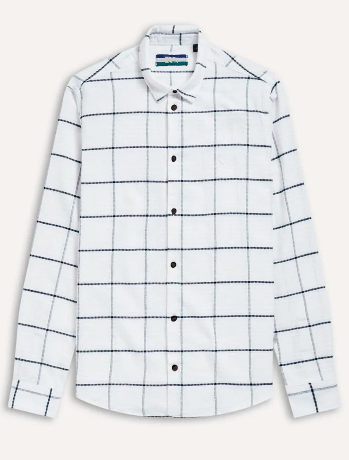 Camisa Reserva Masculina Xadrez Speedy Check Off-White