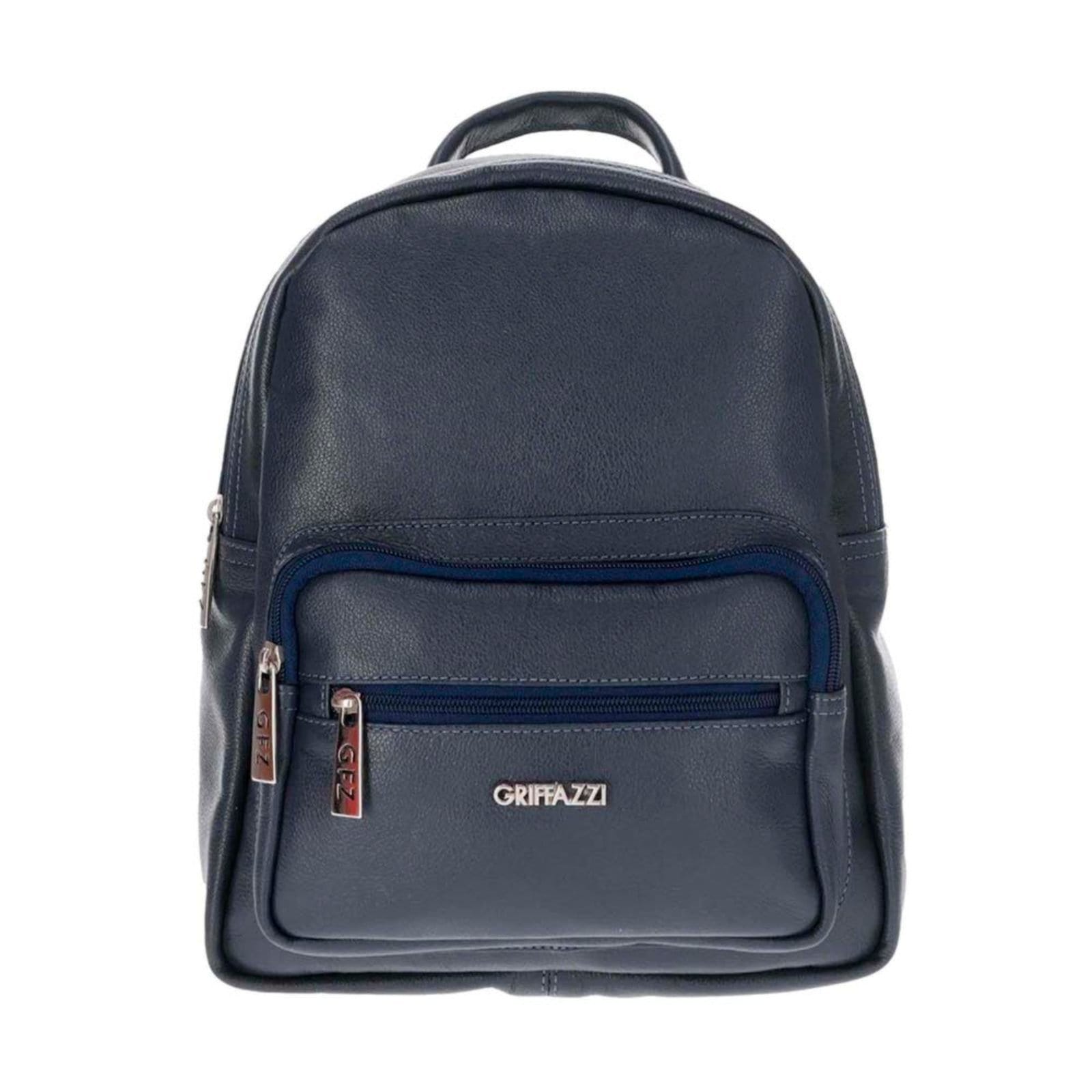 Mochila de Couro Griffazzi Marinho