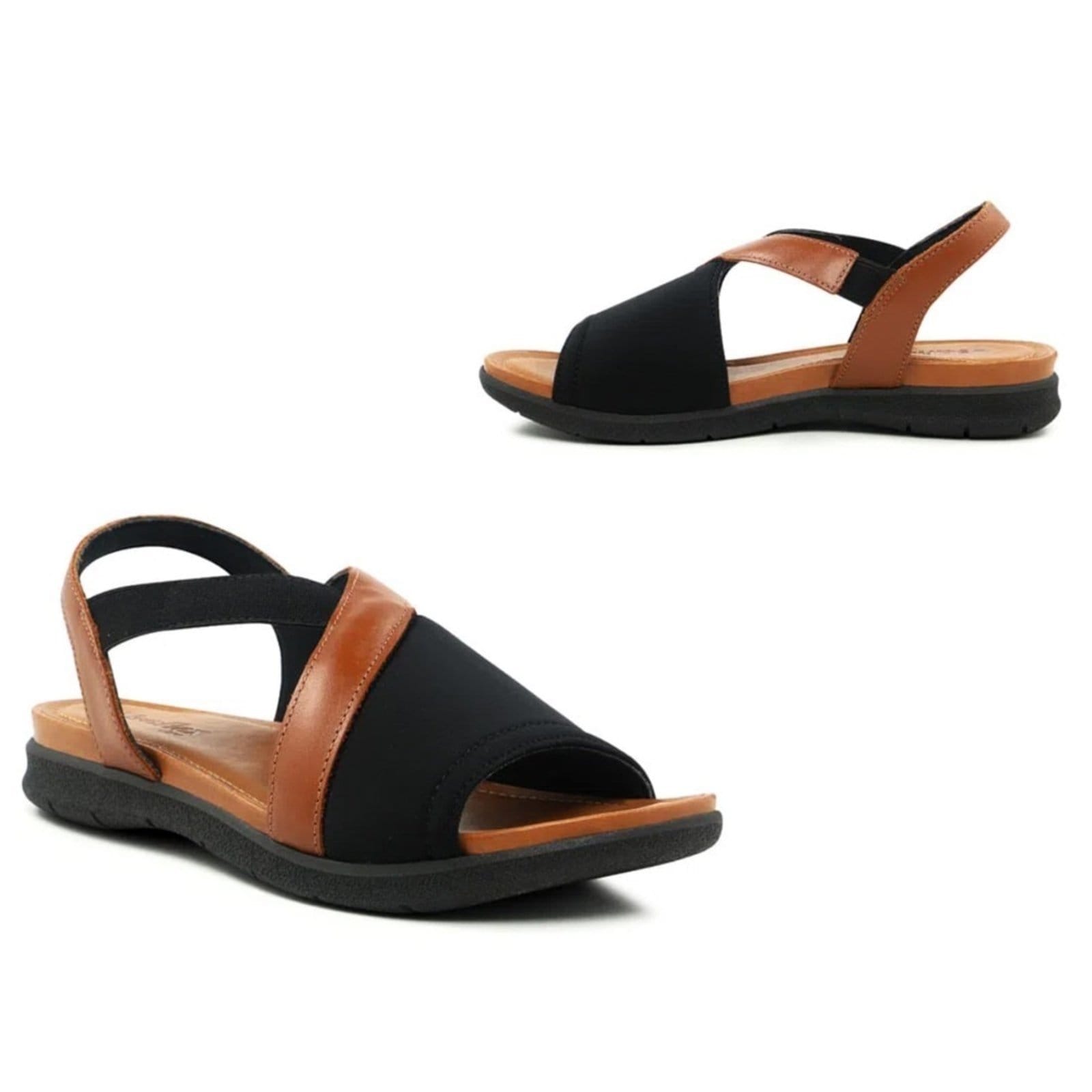 Vista 2 SANDÁLIA USAFLEX FEMININA PLATAFORMA AA3008 Usaflex preto