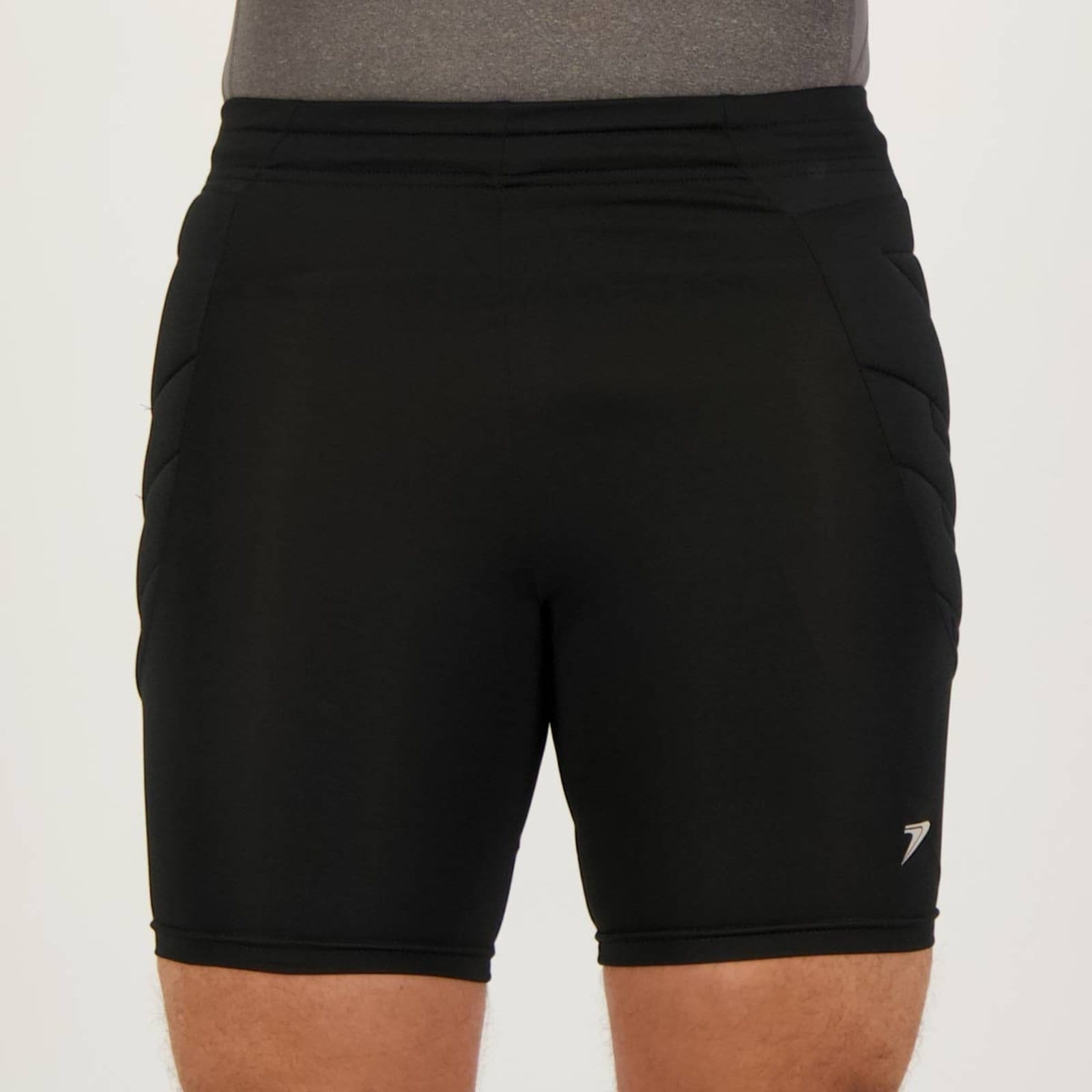 Vista principal Bermuda Térmica Poker Goleiro Skill Preta Poker preto