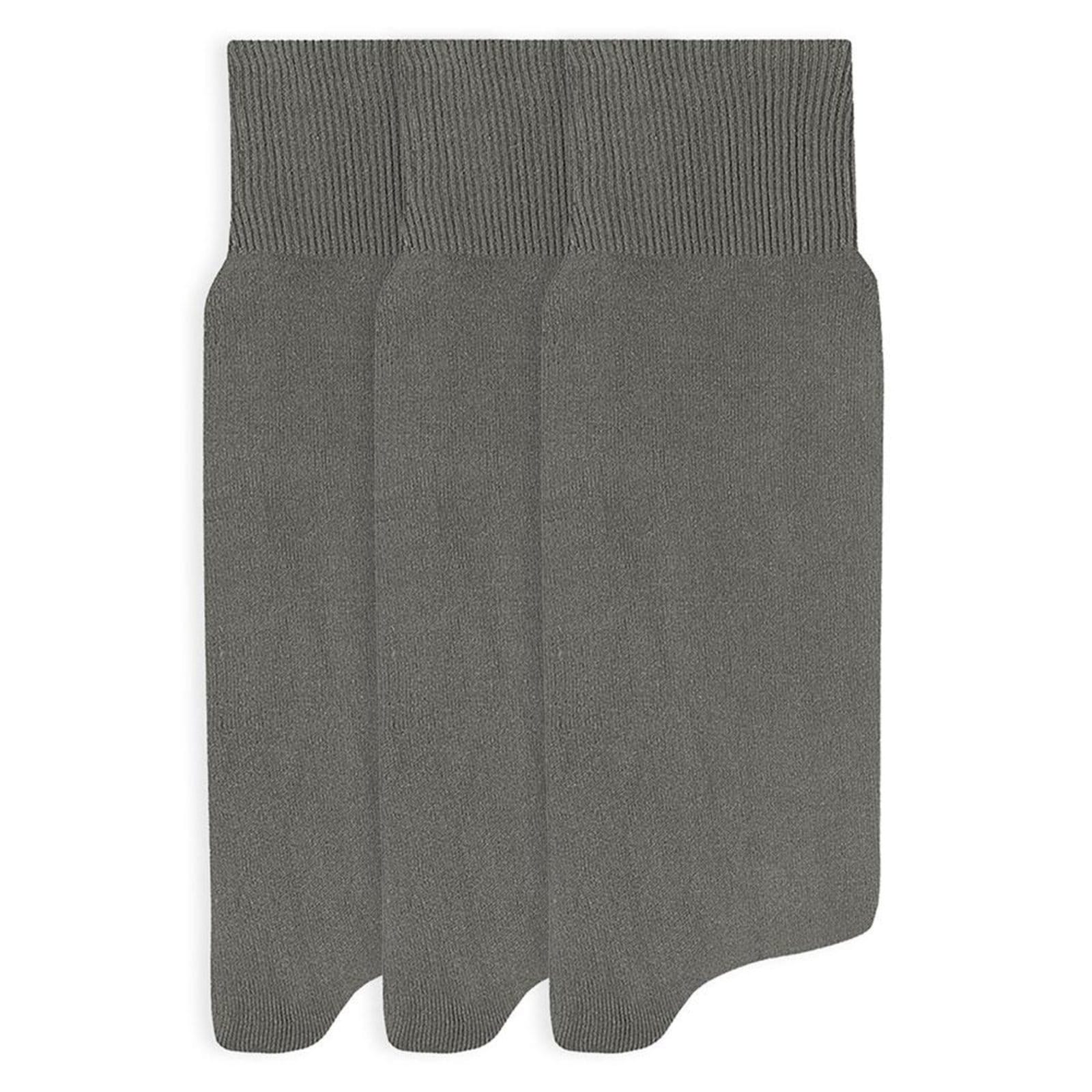 Kit 3 Meias Mash Social Cano Longo Poliamida Lisa Masculina 231.03