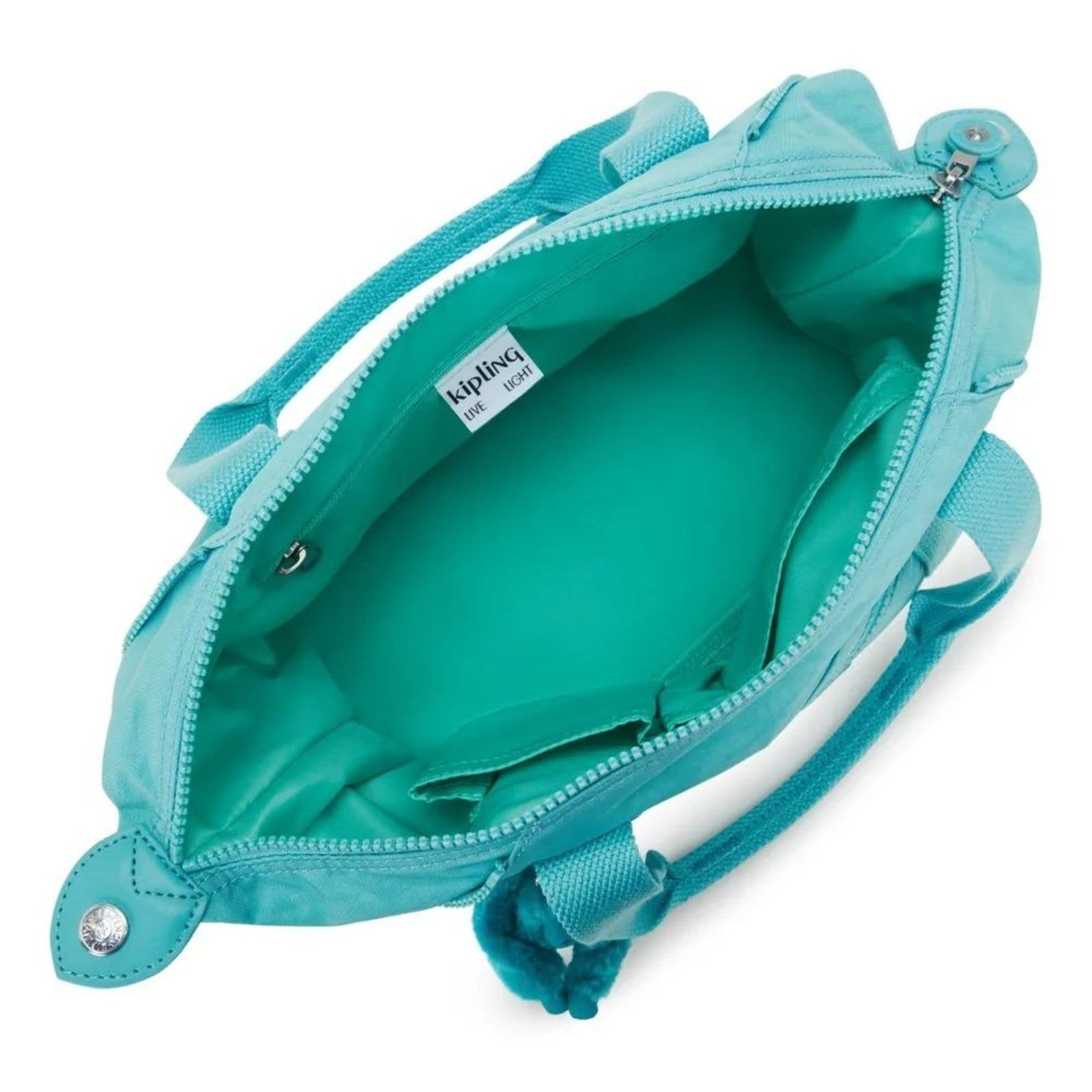 Vista 2 Bolsa Kipling Art Mini Deepest Aqua Kipling azul aqua