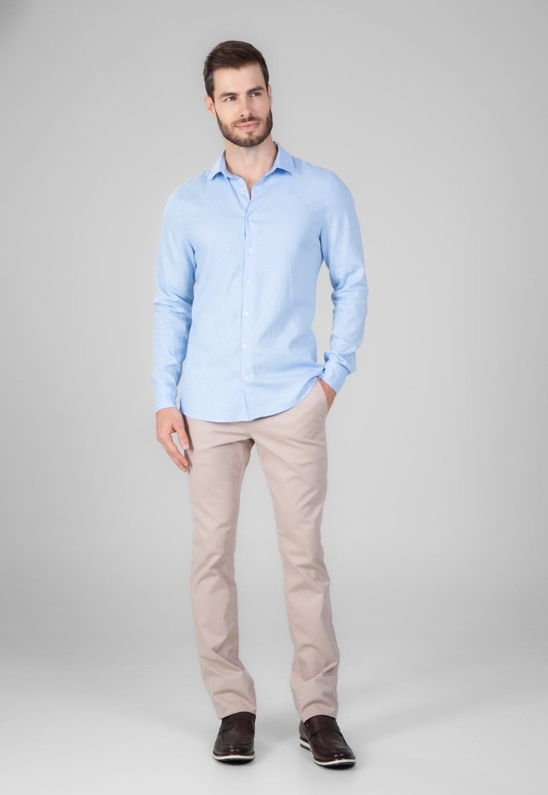 Calça Sarja Traymon Chino Slim