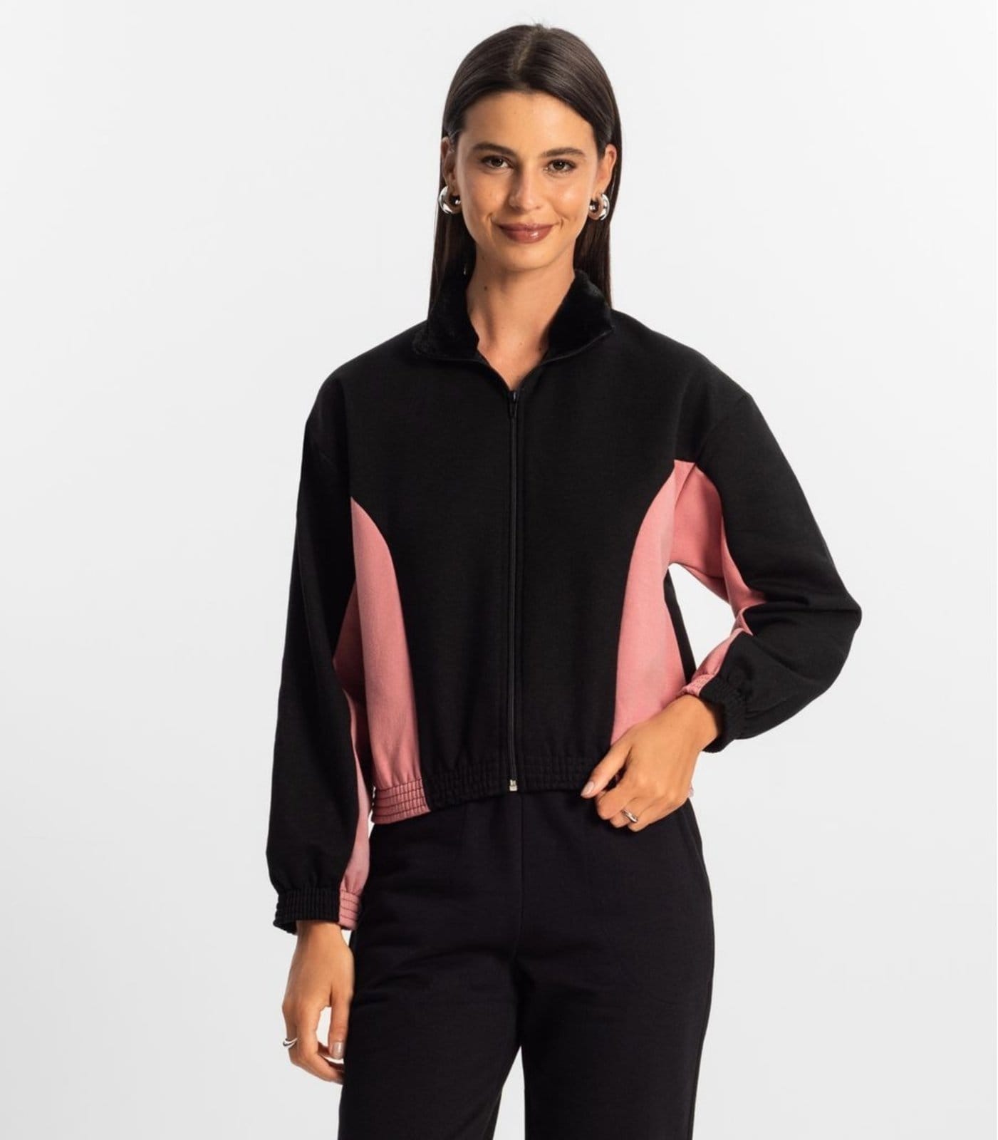 Jaqueta Feminina Bicolor Rovitex