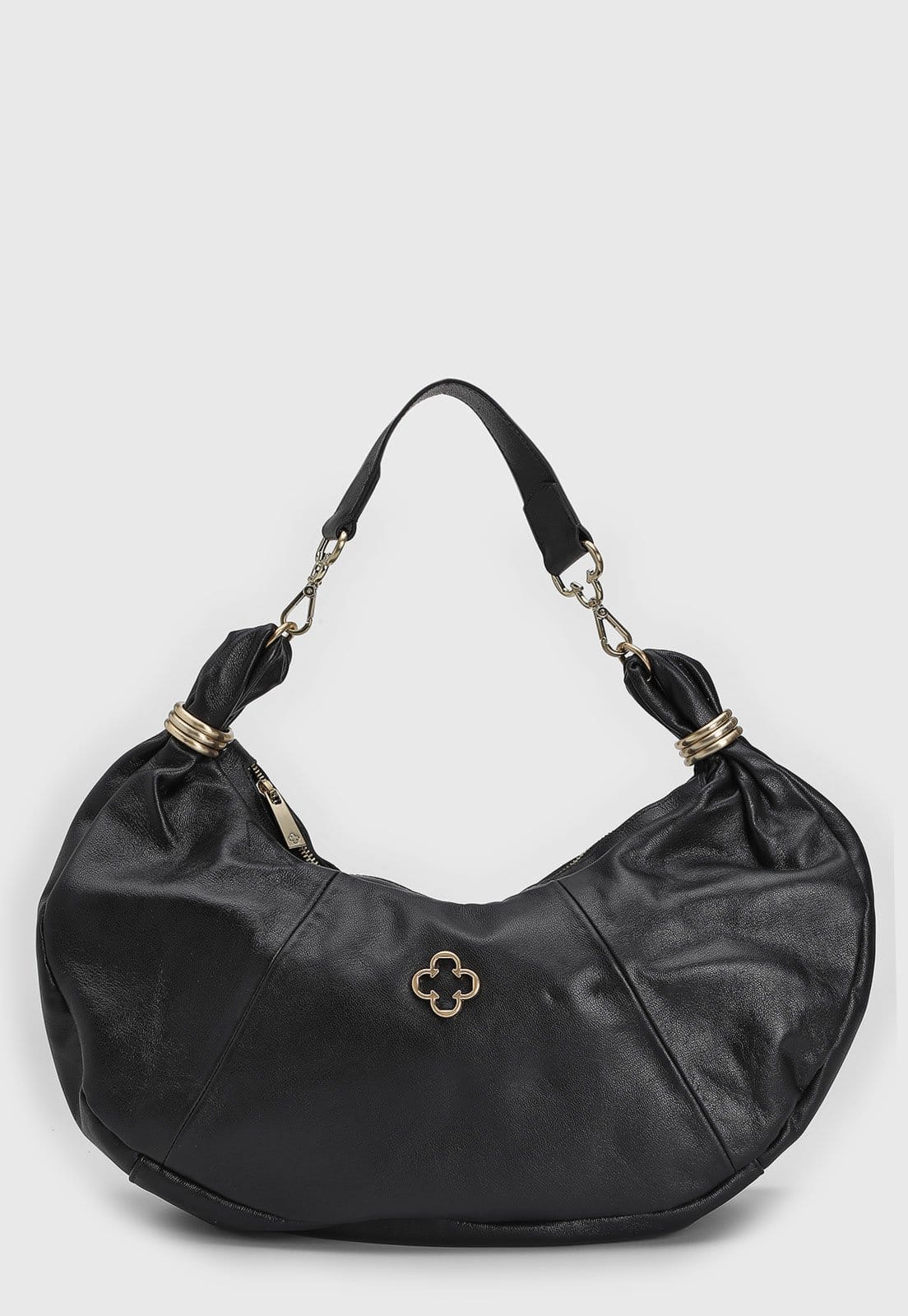 Bolsa Tiracolo Feminina Capodarte Hobo Preta