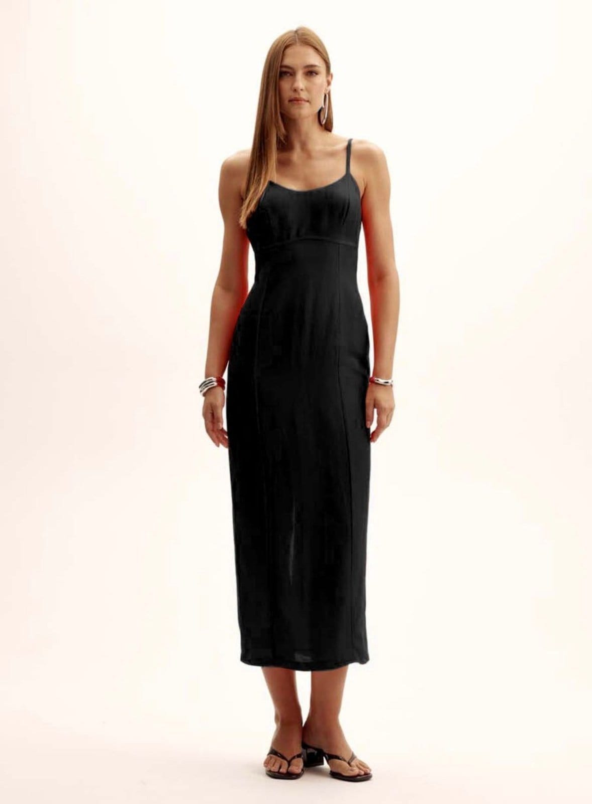 Vestido Comfort Linho Costas Abertas Triton