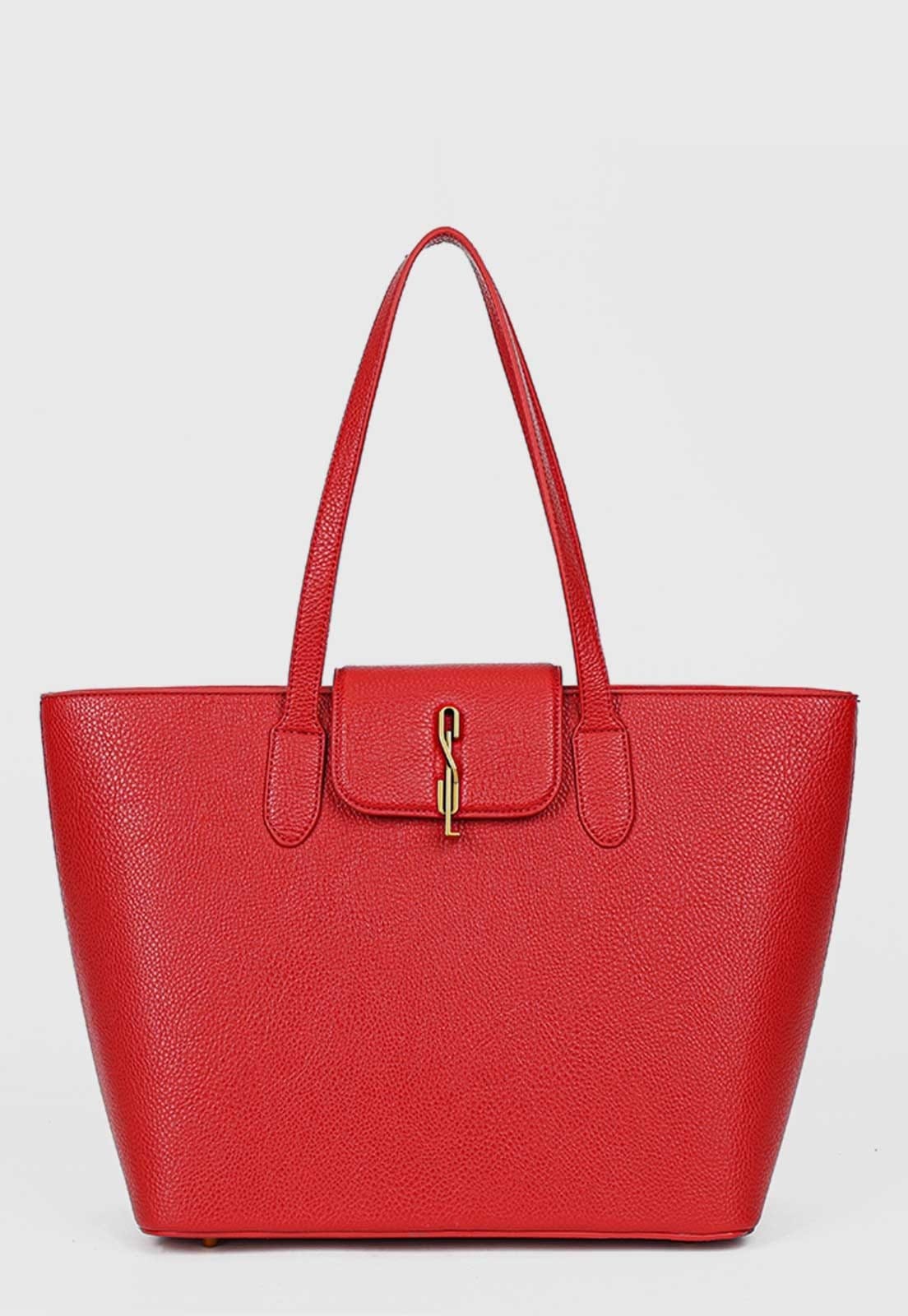 Bolsa Tiracolo Santa Lolla Estruturada Vermelha