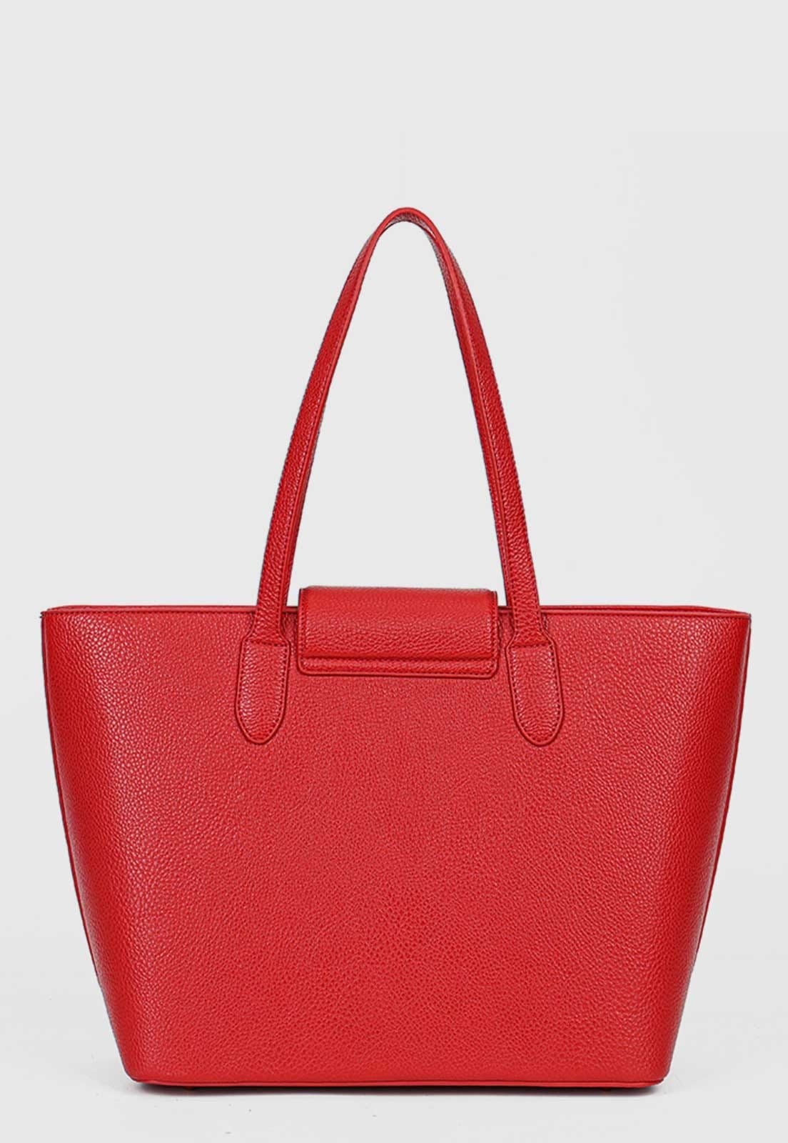 Vista 2 Bolsa Tiracolo Santa Lolla Estruturada Vermelha Santa Lolla vermelho