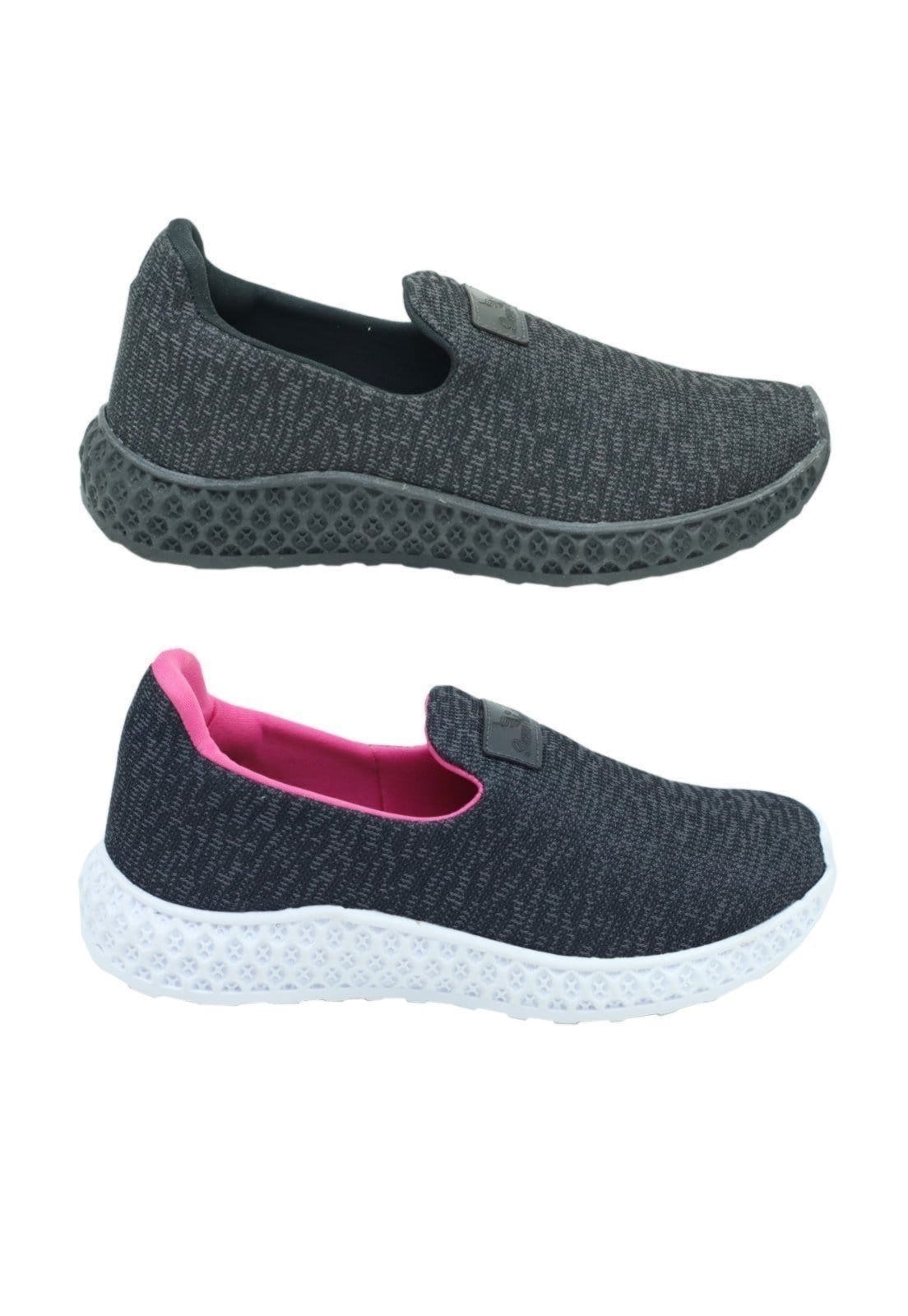 Kit 02 Tênis Calce Facil Donna Santa Ultraleve Slip On