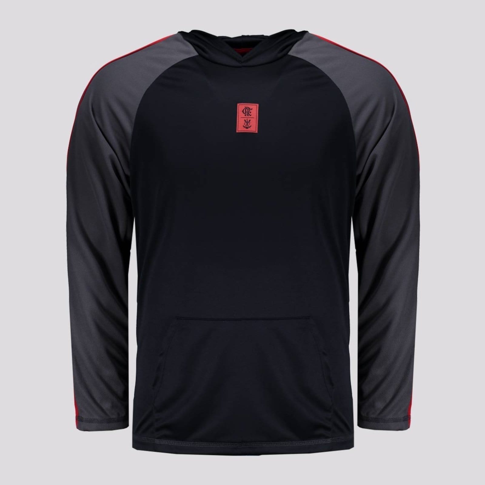 Camisa Manga Longa Flamengo Laçado Preta