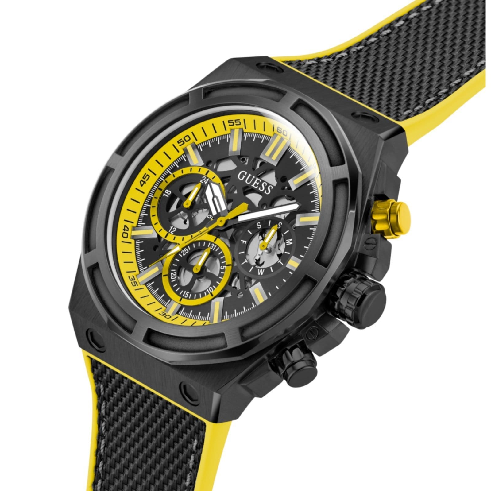 Relógio Guess Masculino Multifunção Silicone e Nylon - 2