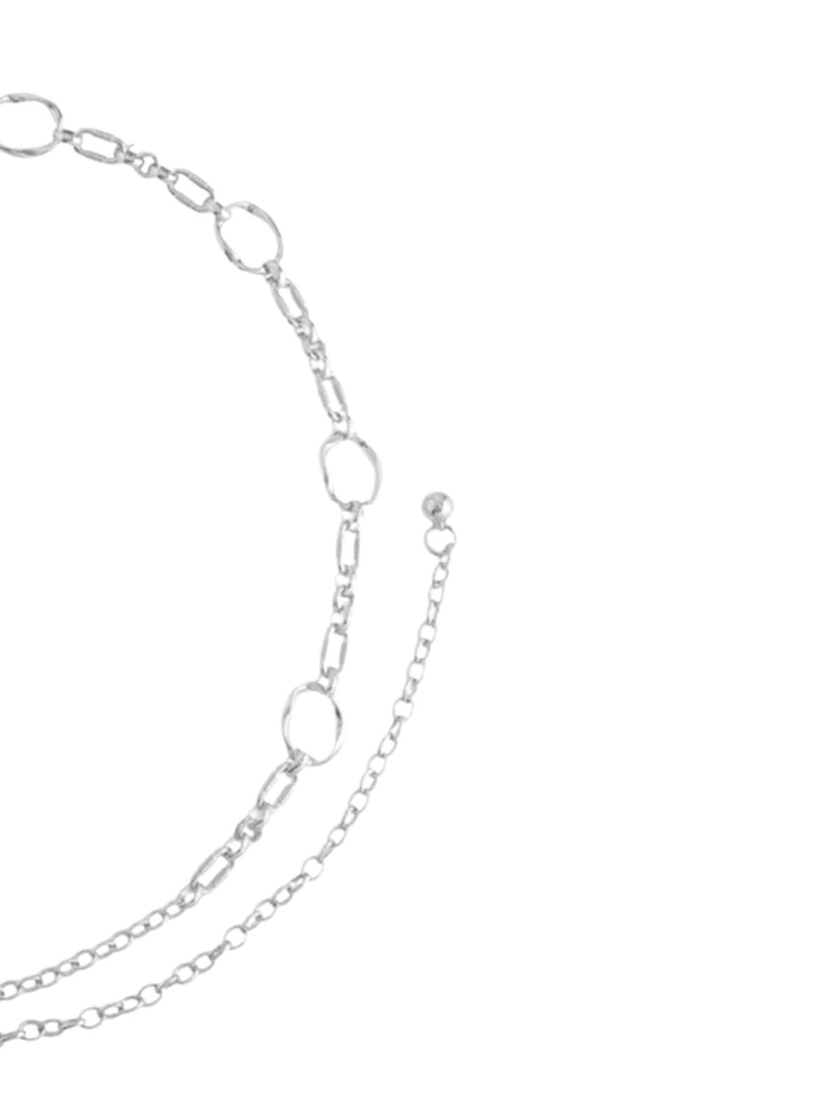 Vista 2 Cinto Via Lessa Goya Corrente Elos Prateado Via Lessa prata