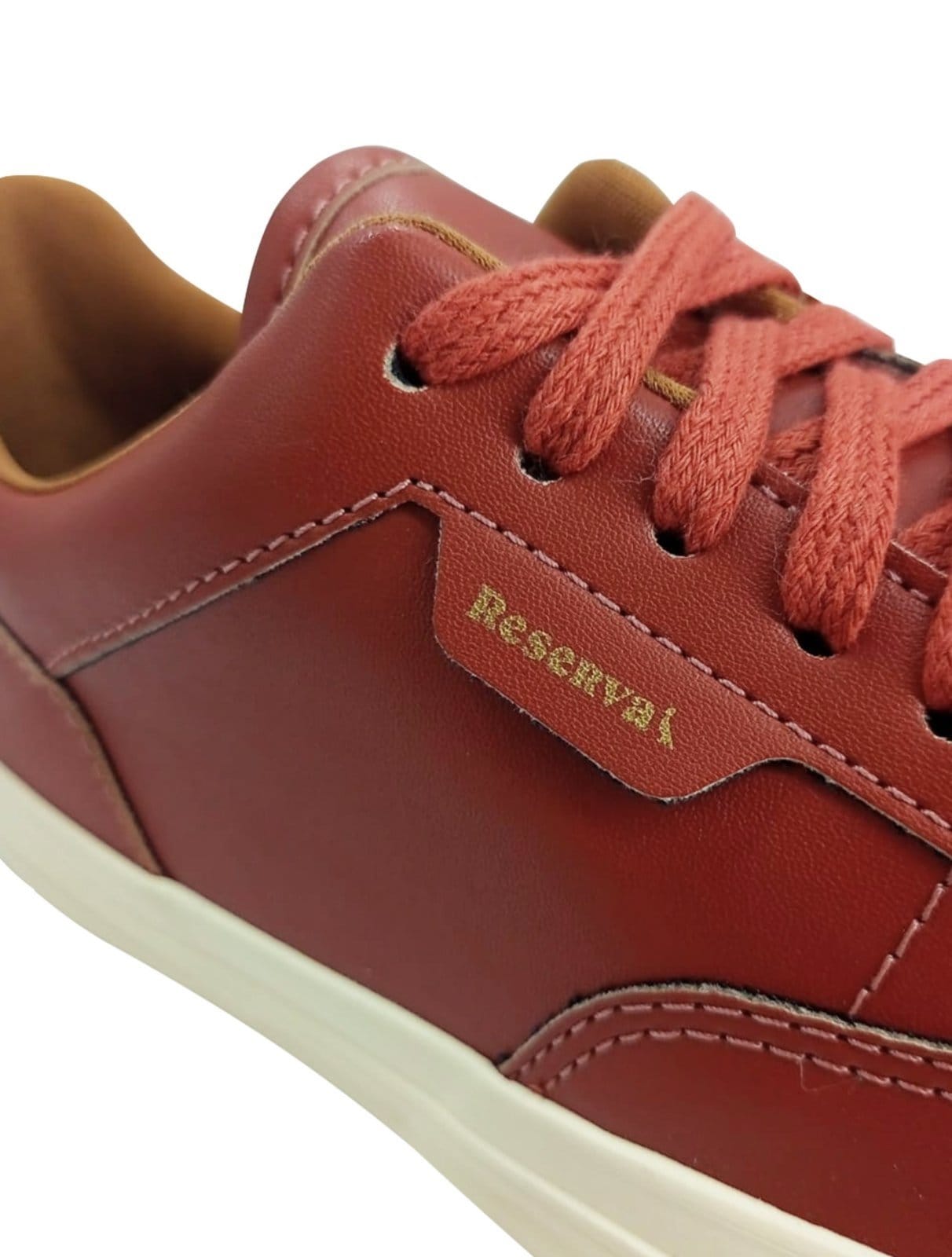 Vista 2 Tênis Reserva Masculino Square Cáqui/Terracota Reserva marrom