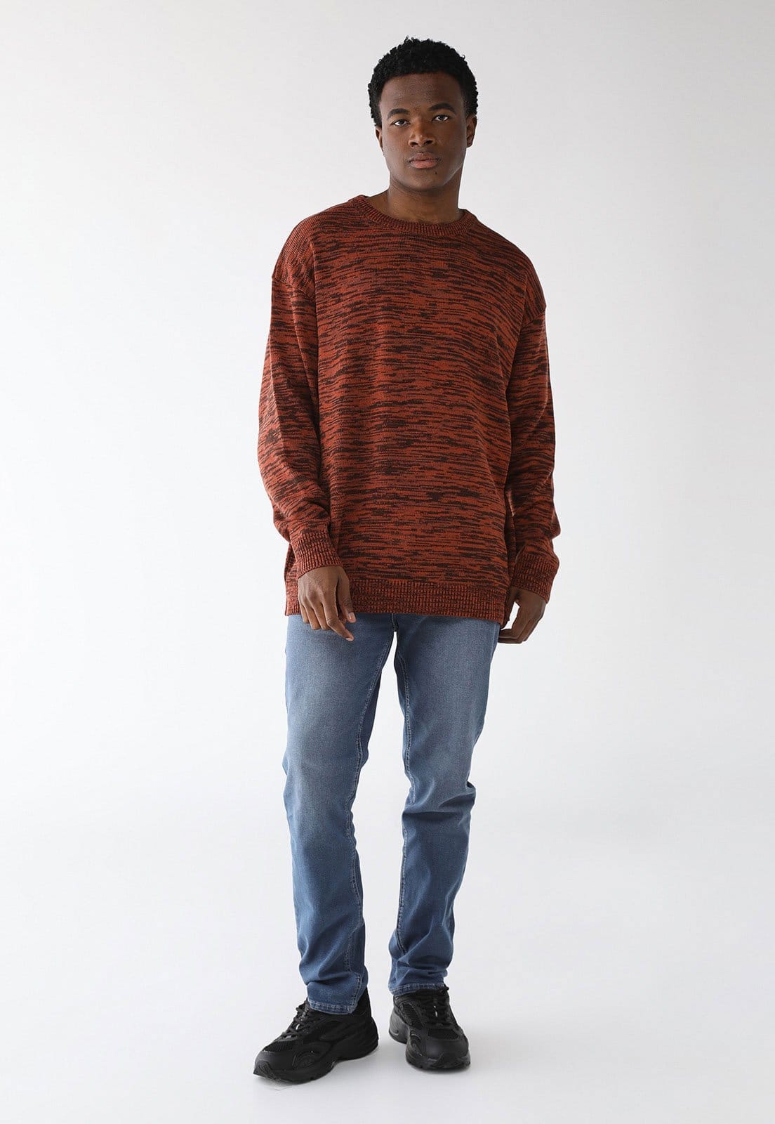 Vista 2 Suéter Tricot Element Reta Lake Element laranja