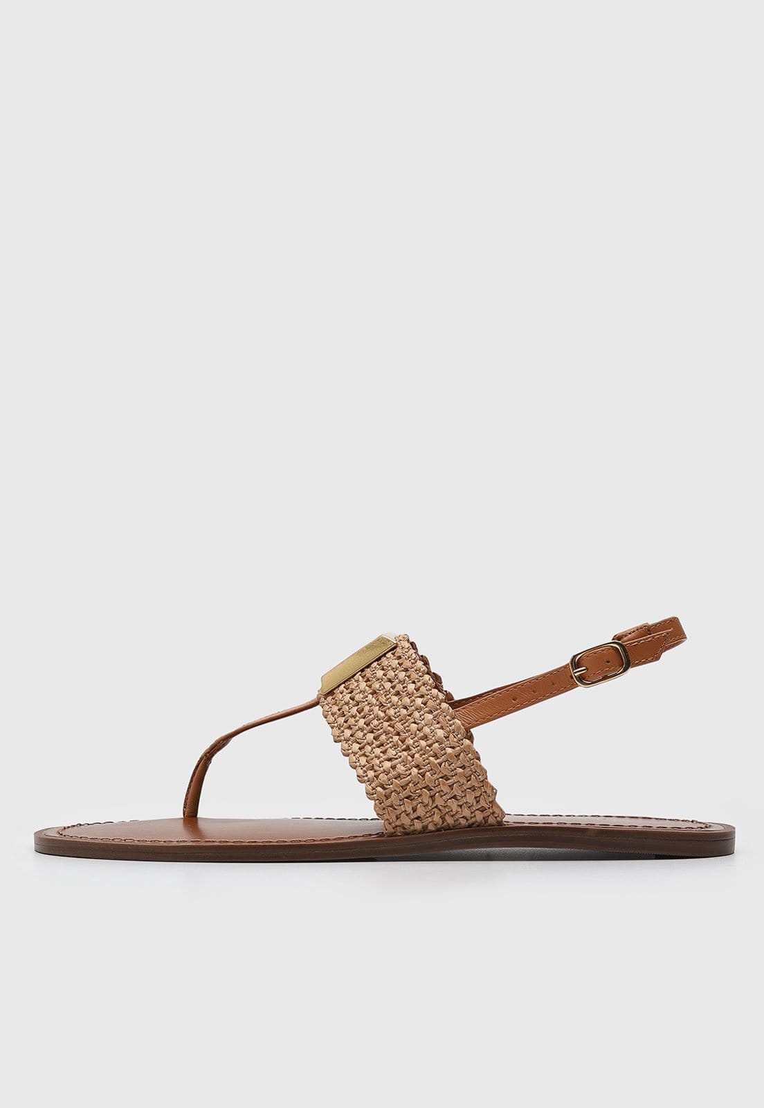 Rasteira Feminina Arezzo Trançada Fechada