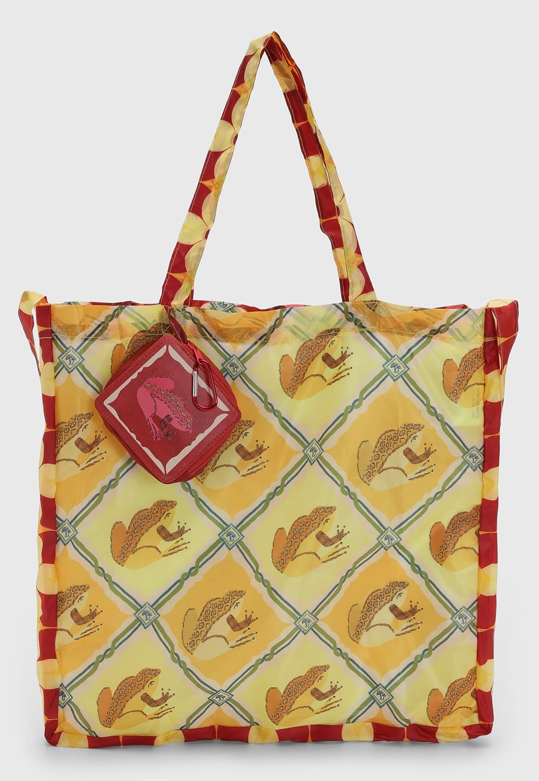 Bolsa Feminina FARM Me Leva Sapinho Amarela