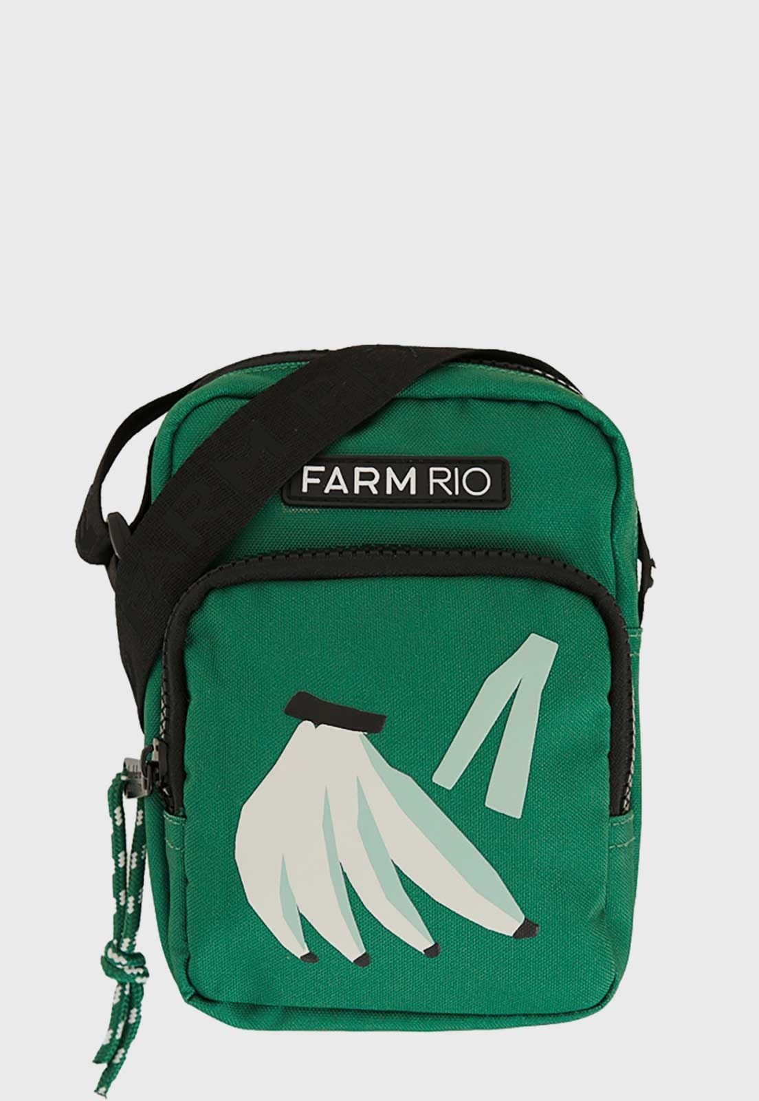 Vista 2 Bolsa Pequena Feminina Farm Da Gema Lenço FARM verde