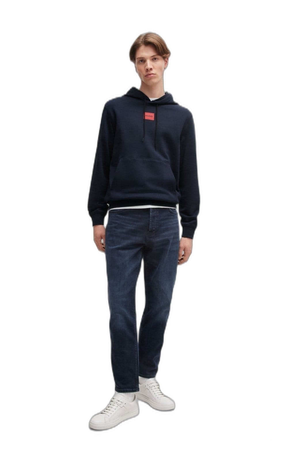 Blusa De Moletom Com Capuz Em Algodão Terry Com Etiqueta De Logo - 2