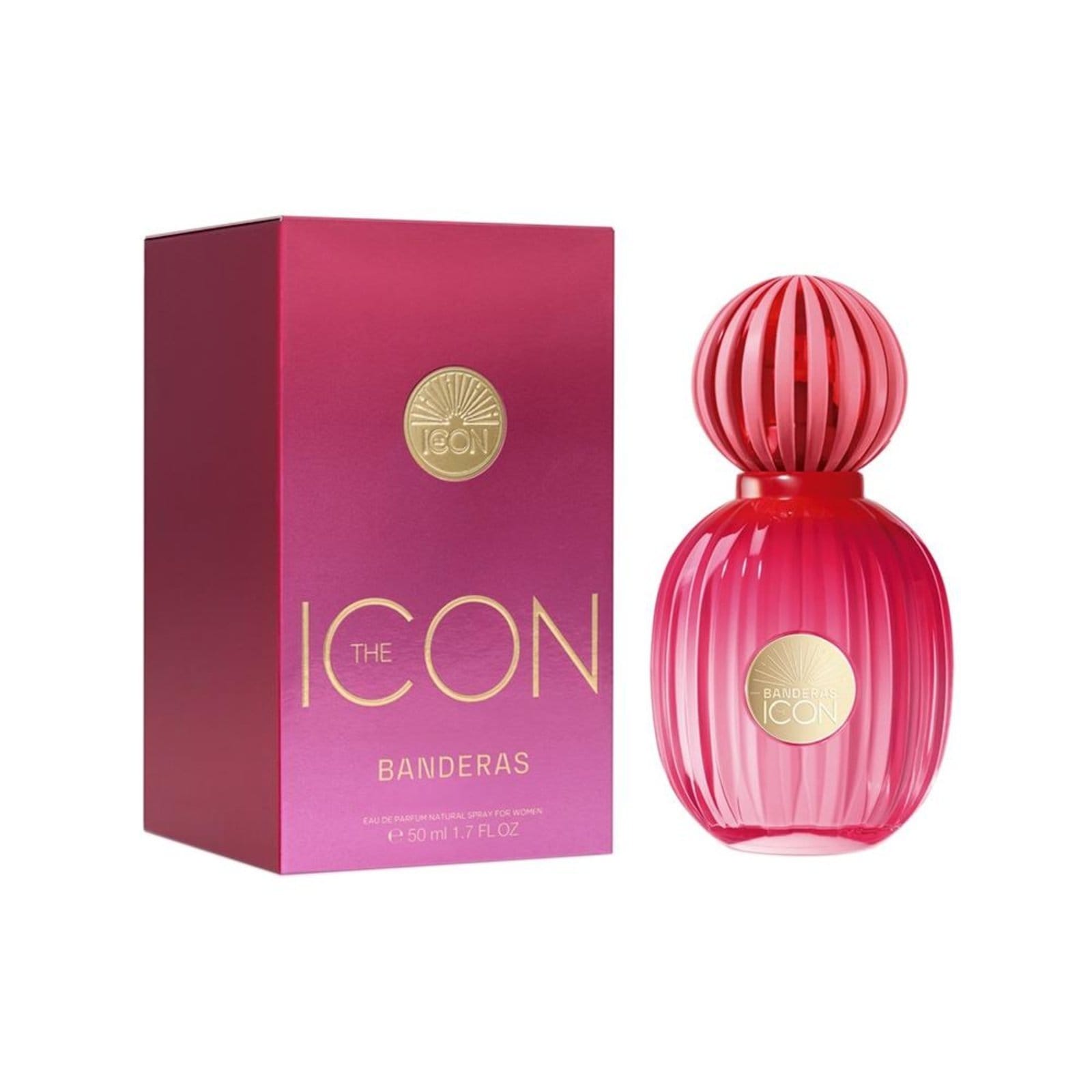 Vista 2 Banderas The Icon Eau de Toilette Perfume Feminino 50ml Banderas incolor