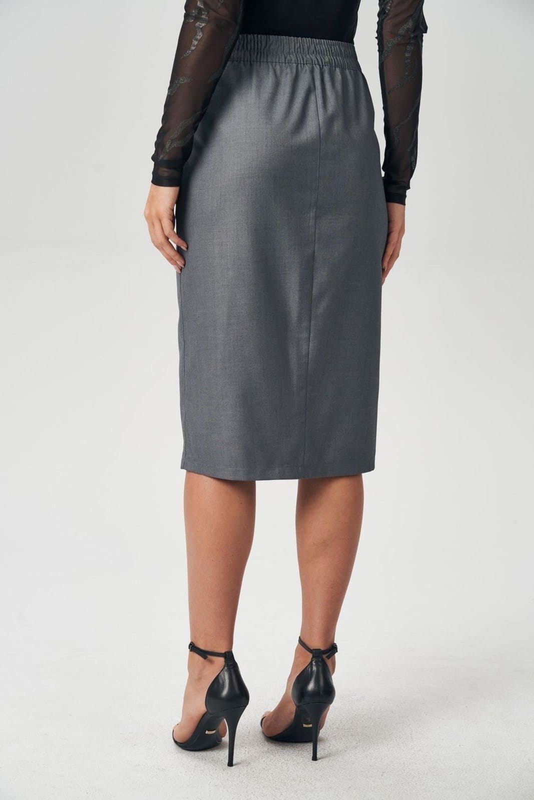 Saia Secretaria Alfaiataria Feminina Acostamento - 2