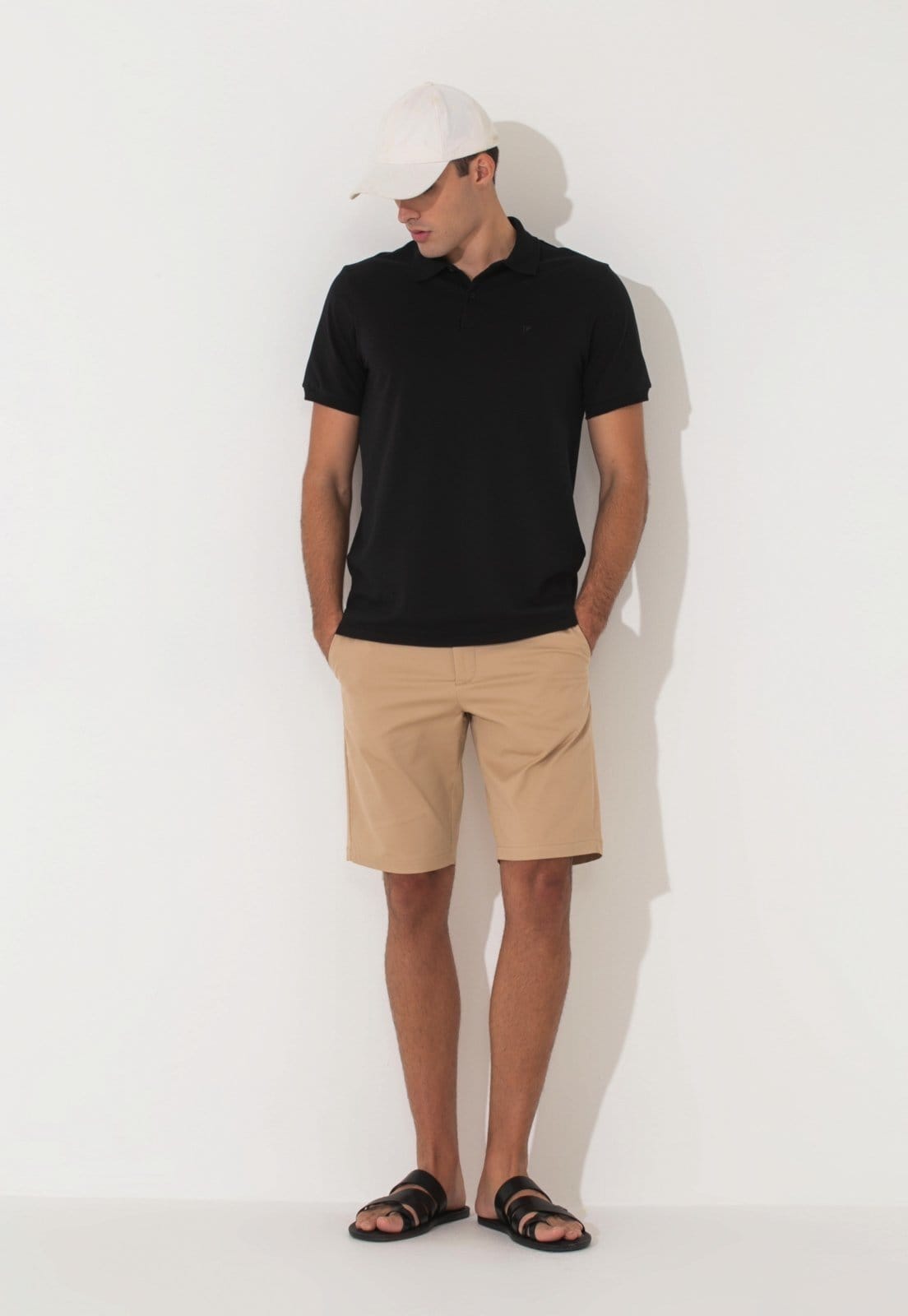 Vista 2 Polo Traymon Pima Slim Traymon preto