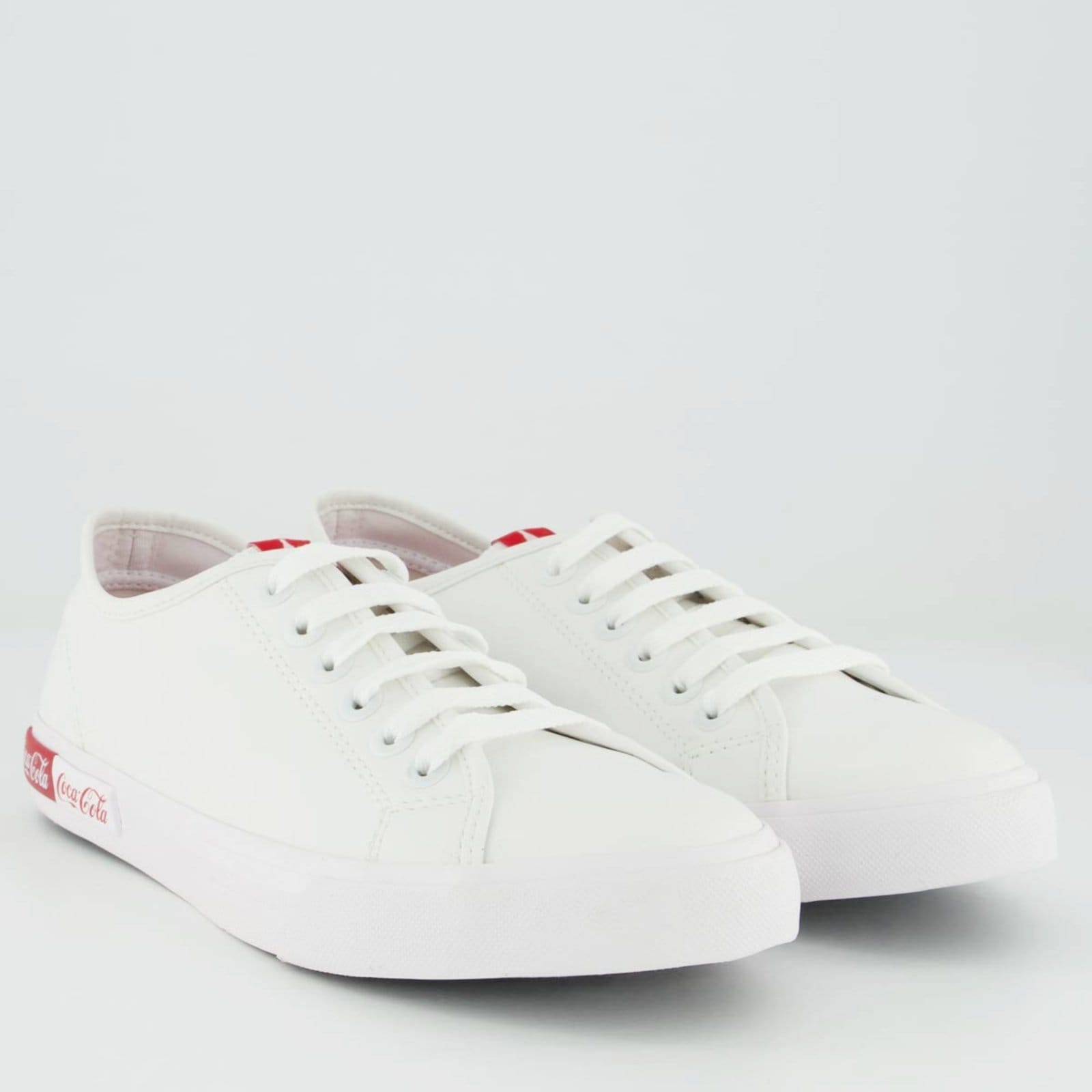 Vista 2 Tênis Coca Cola Blend Basic Town Coca-Cola branco