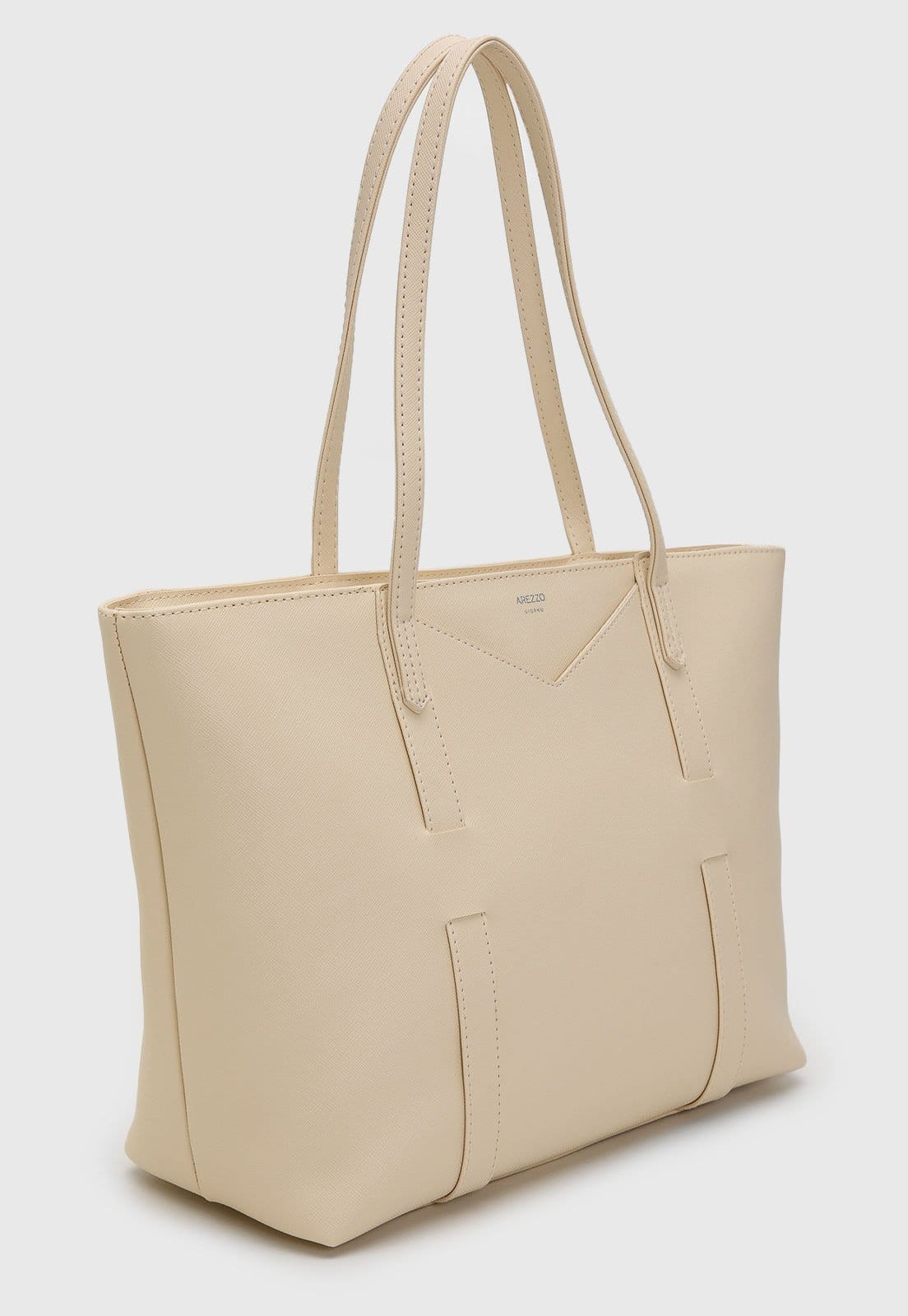 Vista 2 Bolsa Grande Feminina Arezzo PANAC Arezzo bege