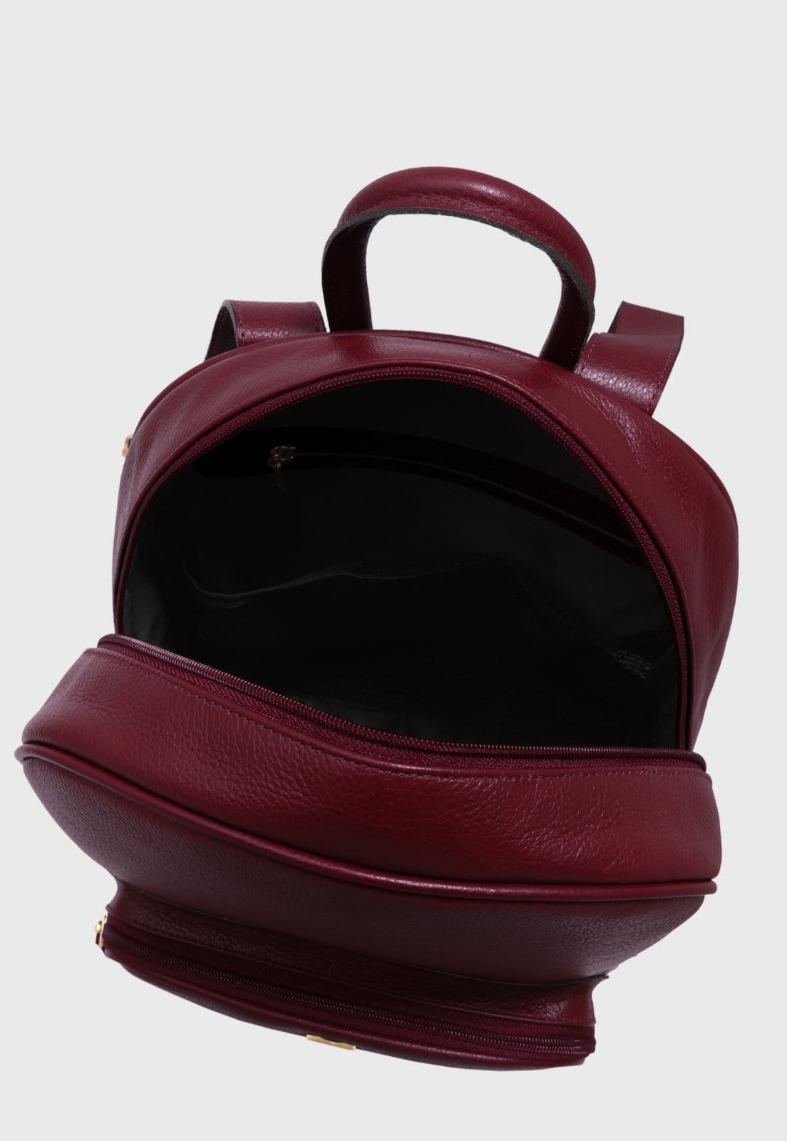Vista 2 Mochila Couro Mariart 6601MRT Rubi Mariart vinho
