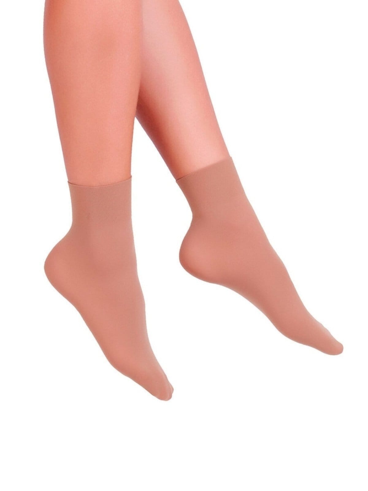 Vista 2 Kit 6 Pares de Meias Fio 40 Opaca Lupo Lupo bege