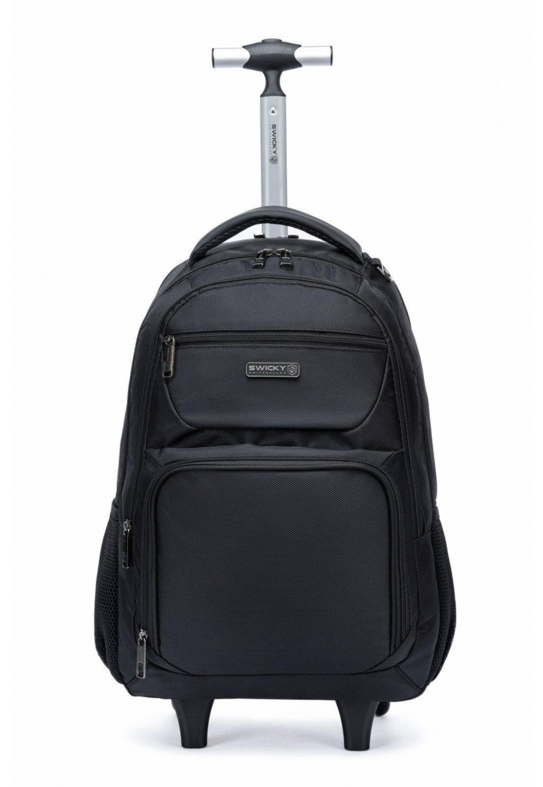 Mochila De Rodinhas Executiva Swicky Impermeável Viagem Reforçada Grande - 2