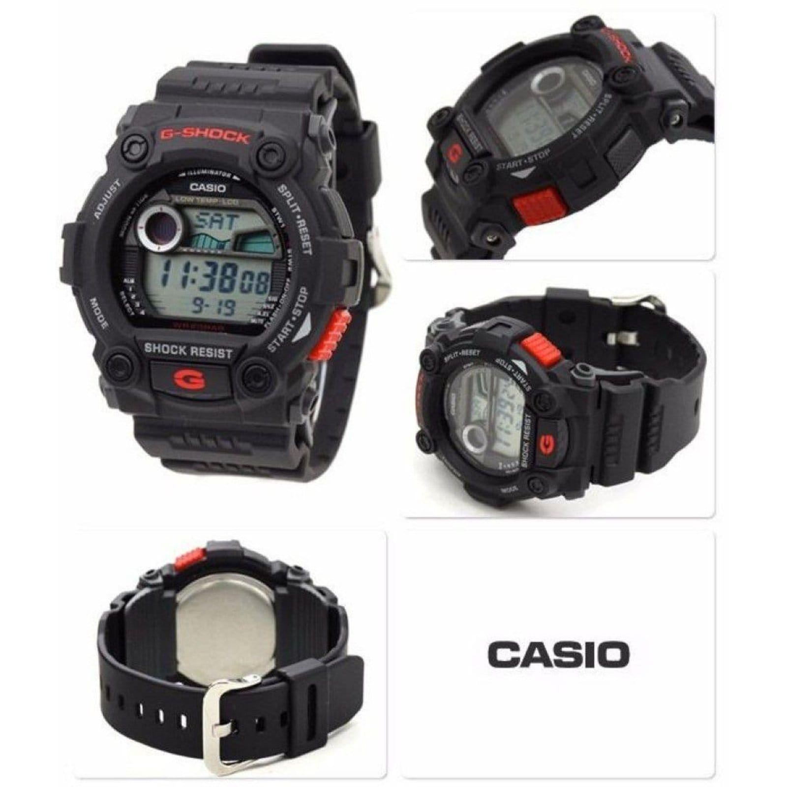 Vista 2 Relógio G-Shock G-7900-1DR Preto/Vermelho G-SHOCK incolor