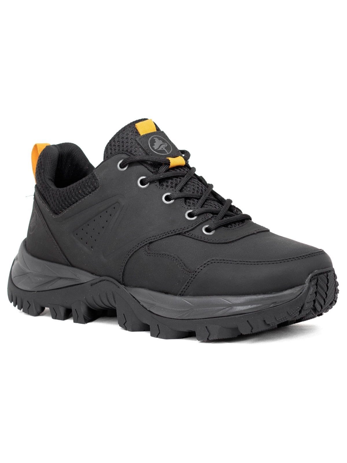Vista 2 Tênis Masculino Macboot Adventure Ember 01 Couro Resistente Urbano Grafite Macboot preto