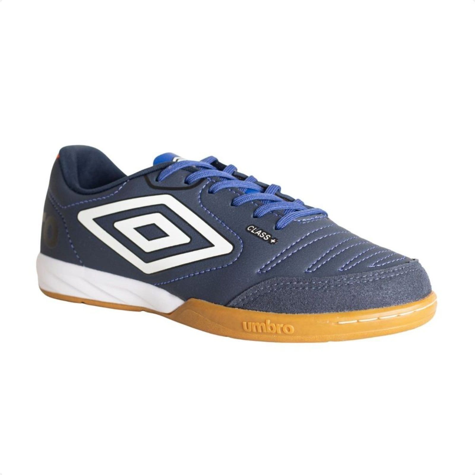 Vista 2 Chuteira Indoor Masc Umbro Class + Umbro azul