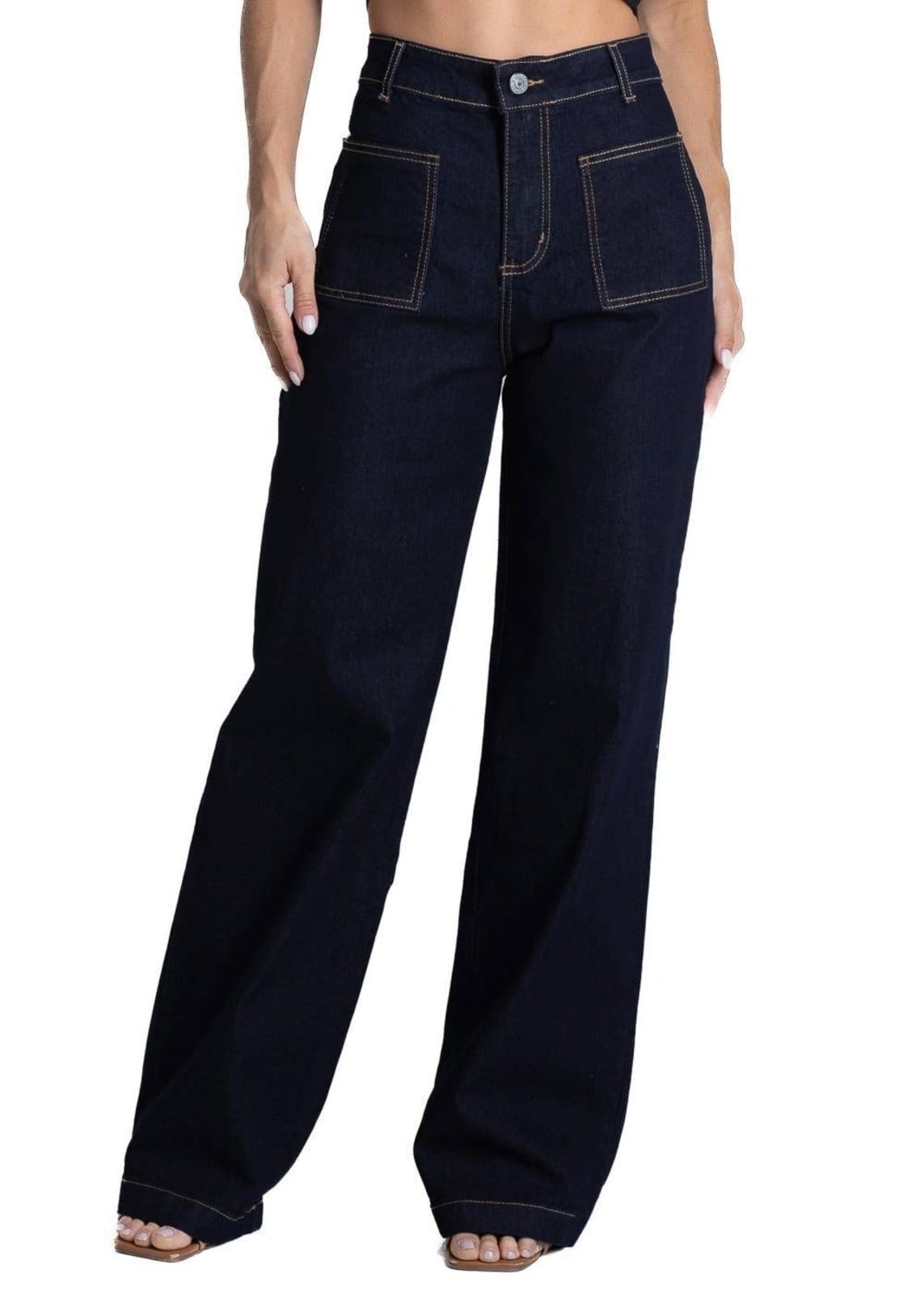 Calça Jeans Sawary Wide Leg - 282030