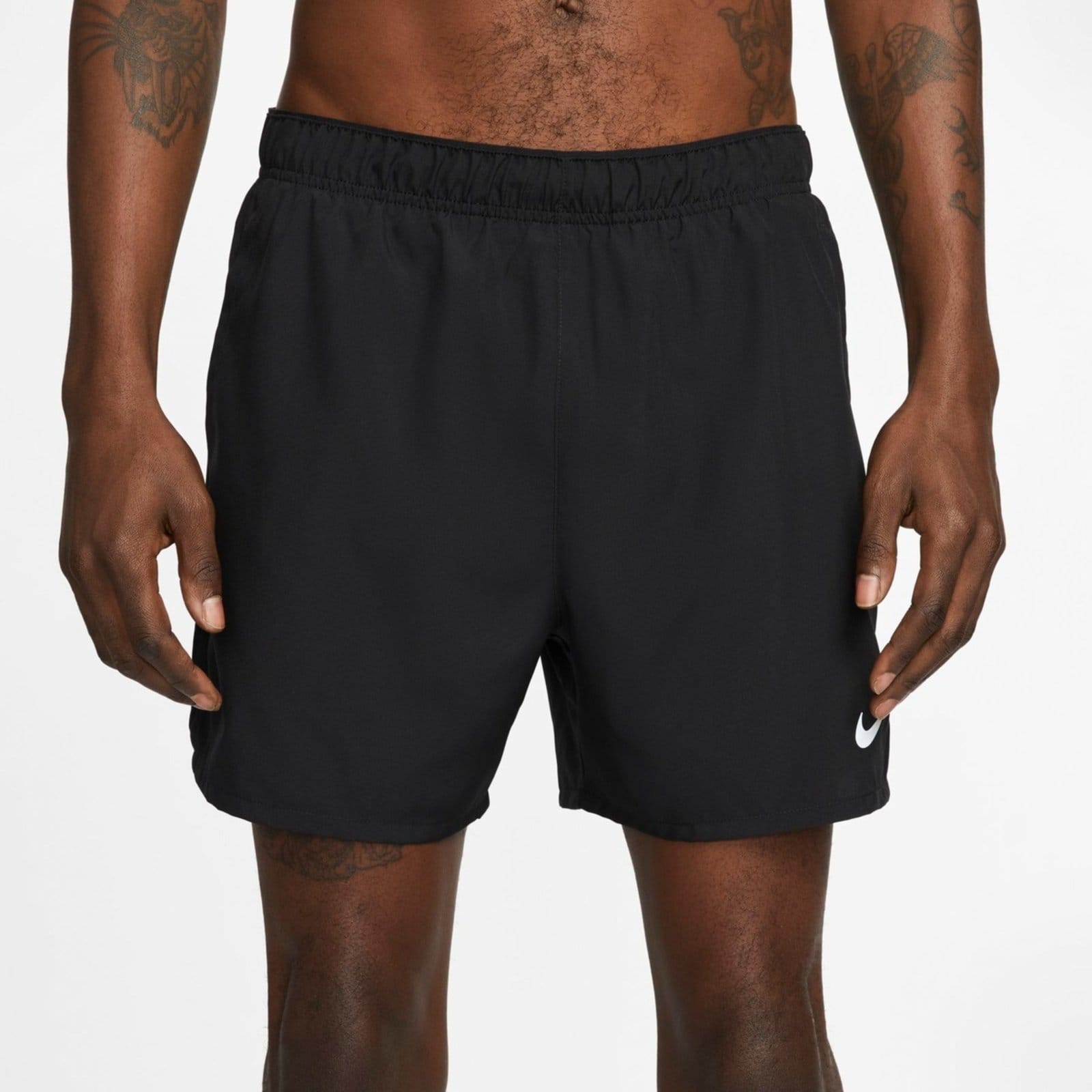 Vista 2 Shorts Nike Dri-FIT Challenger Masculino Nike Preto