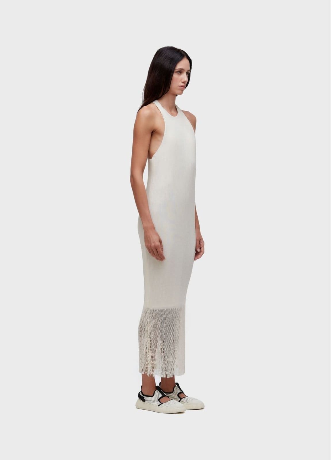 Vista 2 Vestido nadador plisse Osklen off-white