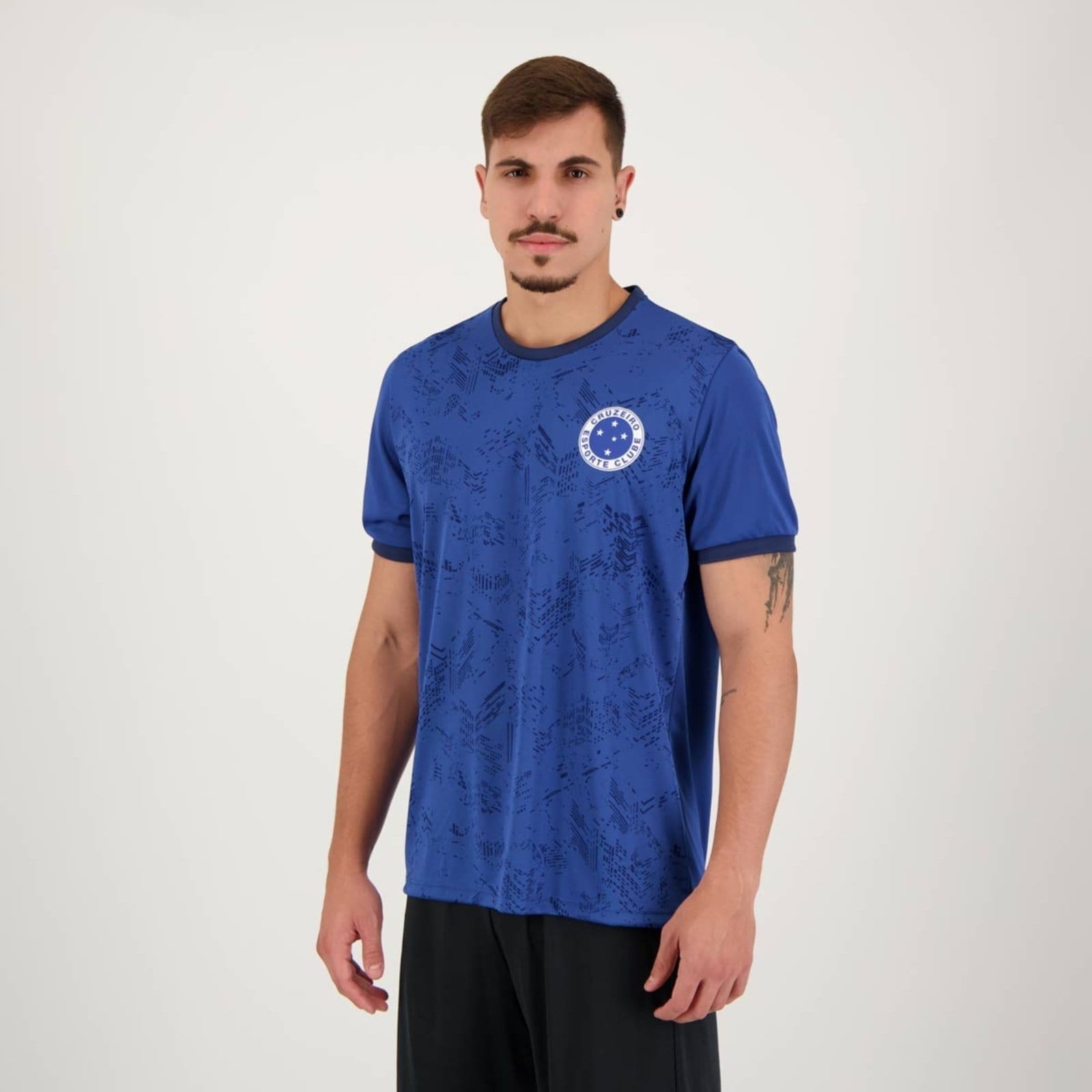 Vista 2 Camisa Cruzeiro Building braziline azul
