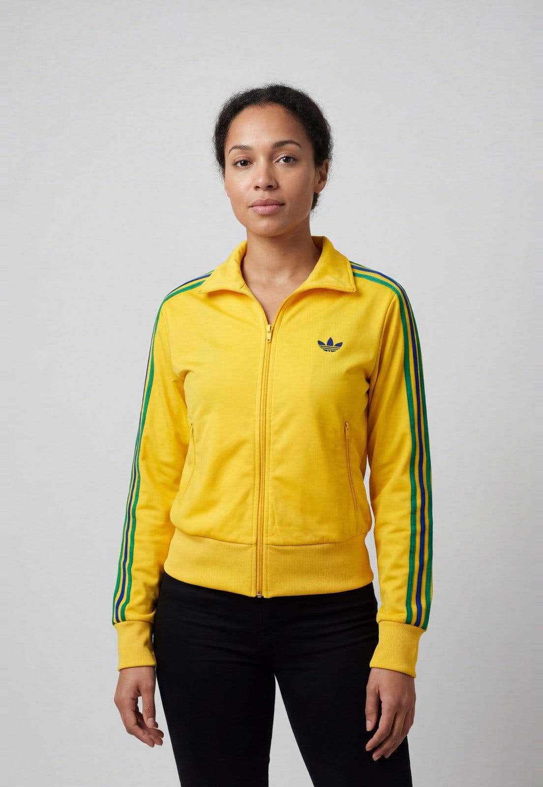 Jaqueta Feminina adidas Originals FB Classic TT Amarela