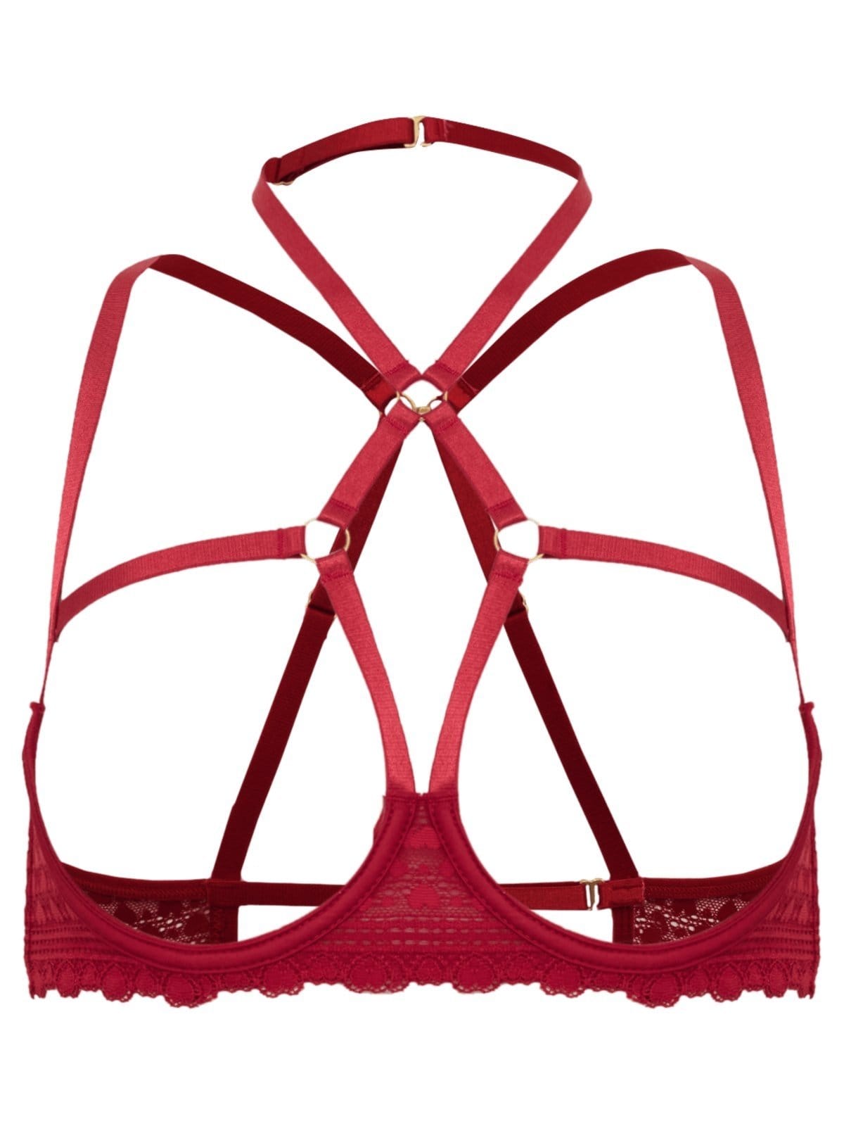 Sutiã Underwire Especial Renda Love Love Vermelho Rio Red